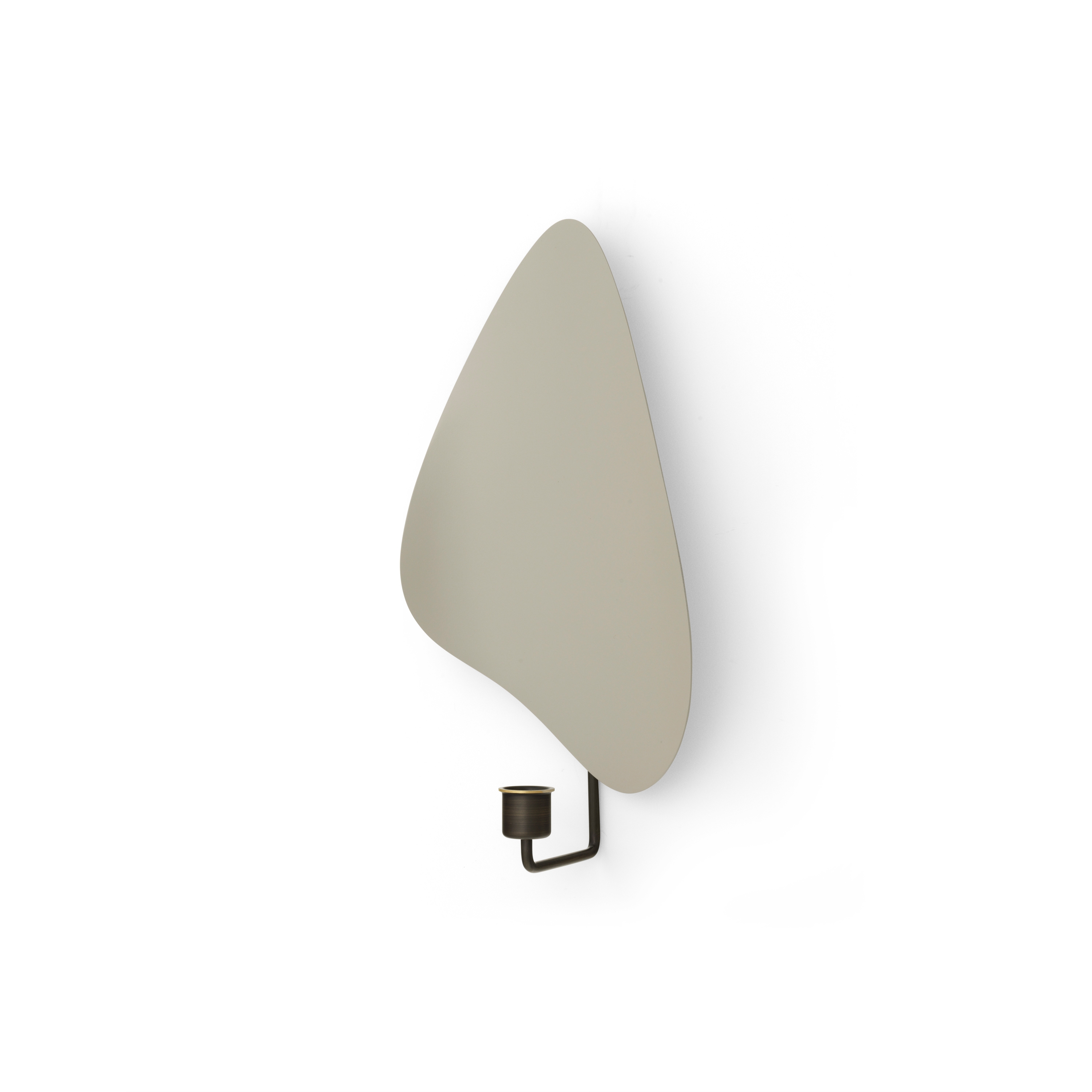 Display product Flambeau CH, H34, Wall | Bronzed Brass/Grey from manufacturer Audo Copenhagen