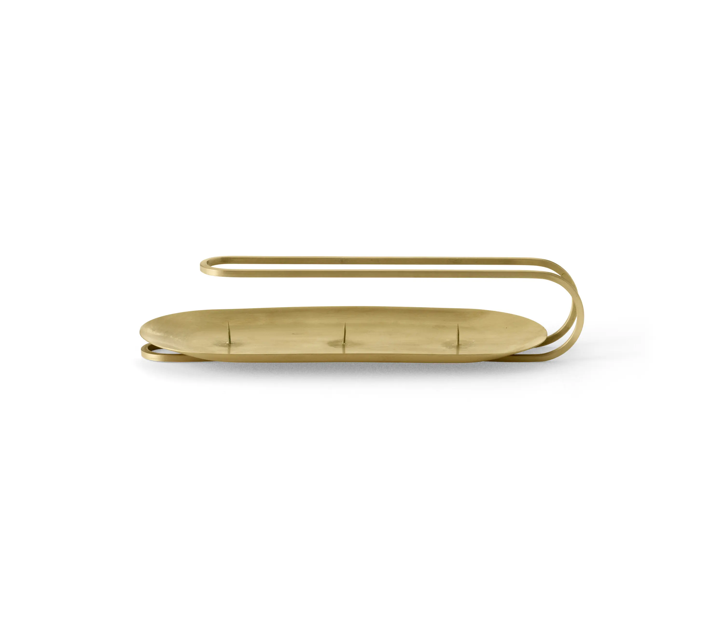 Audo Copenhagen - Clip Candle Holder, Table, 3-arm, H5 | Brass