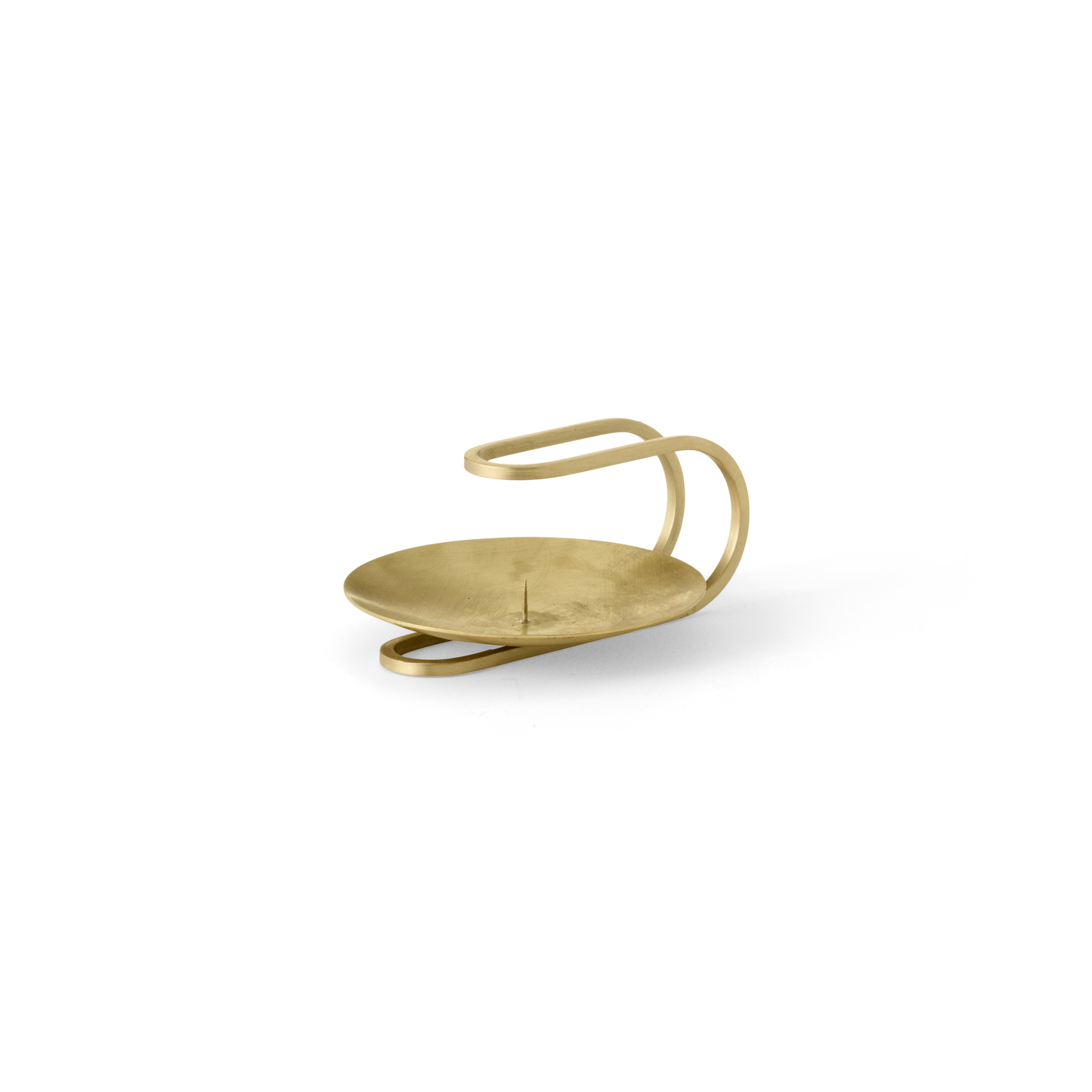 Display product Clip Candle Holder, Table, H5 | Brass from manufacturer Audo Copenhagen