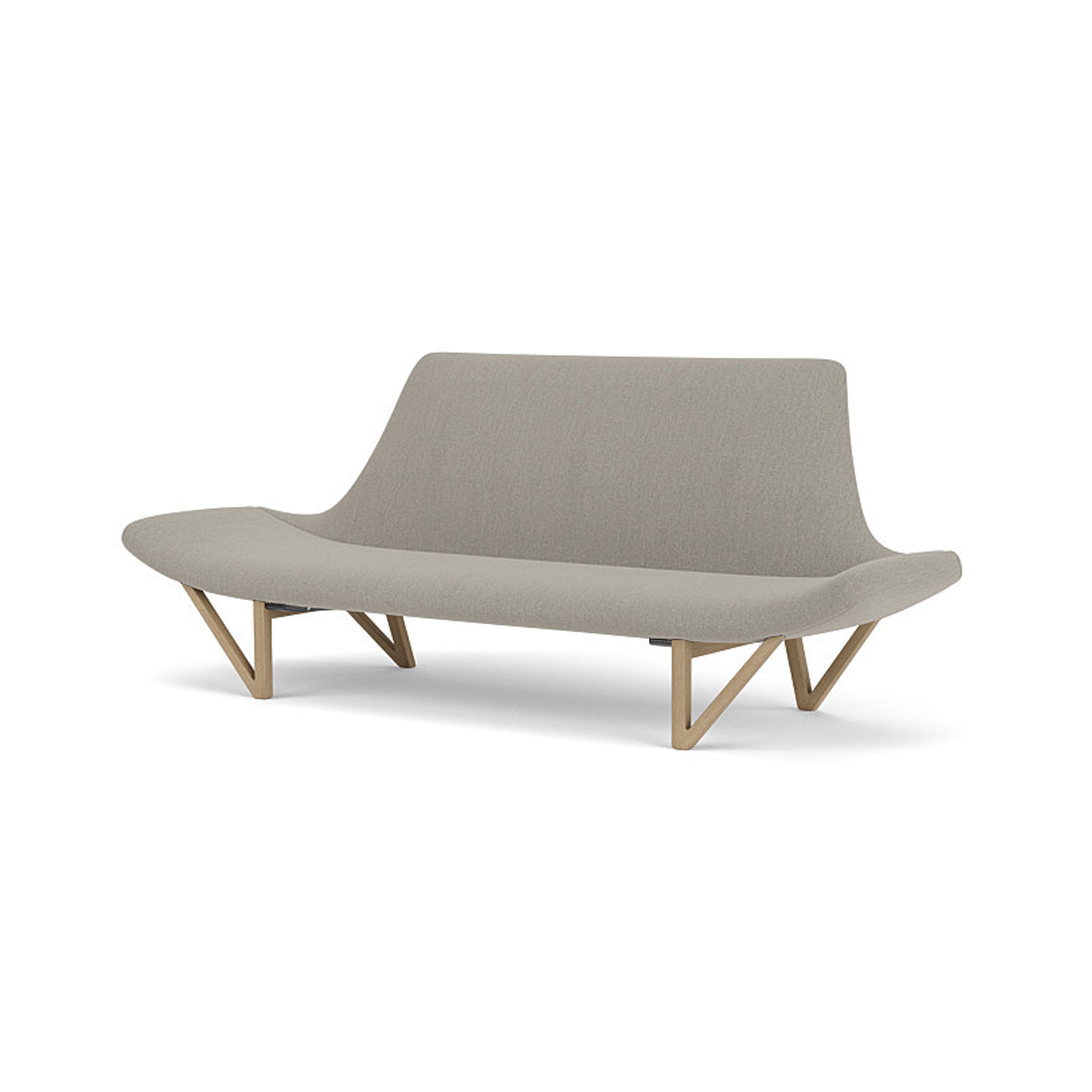 Pagode, Sofa | Natural Oak Base / Re-wool 218