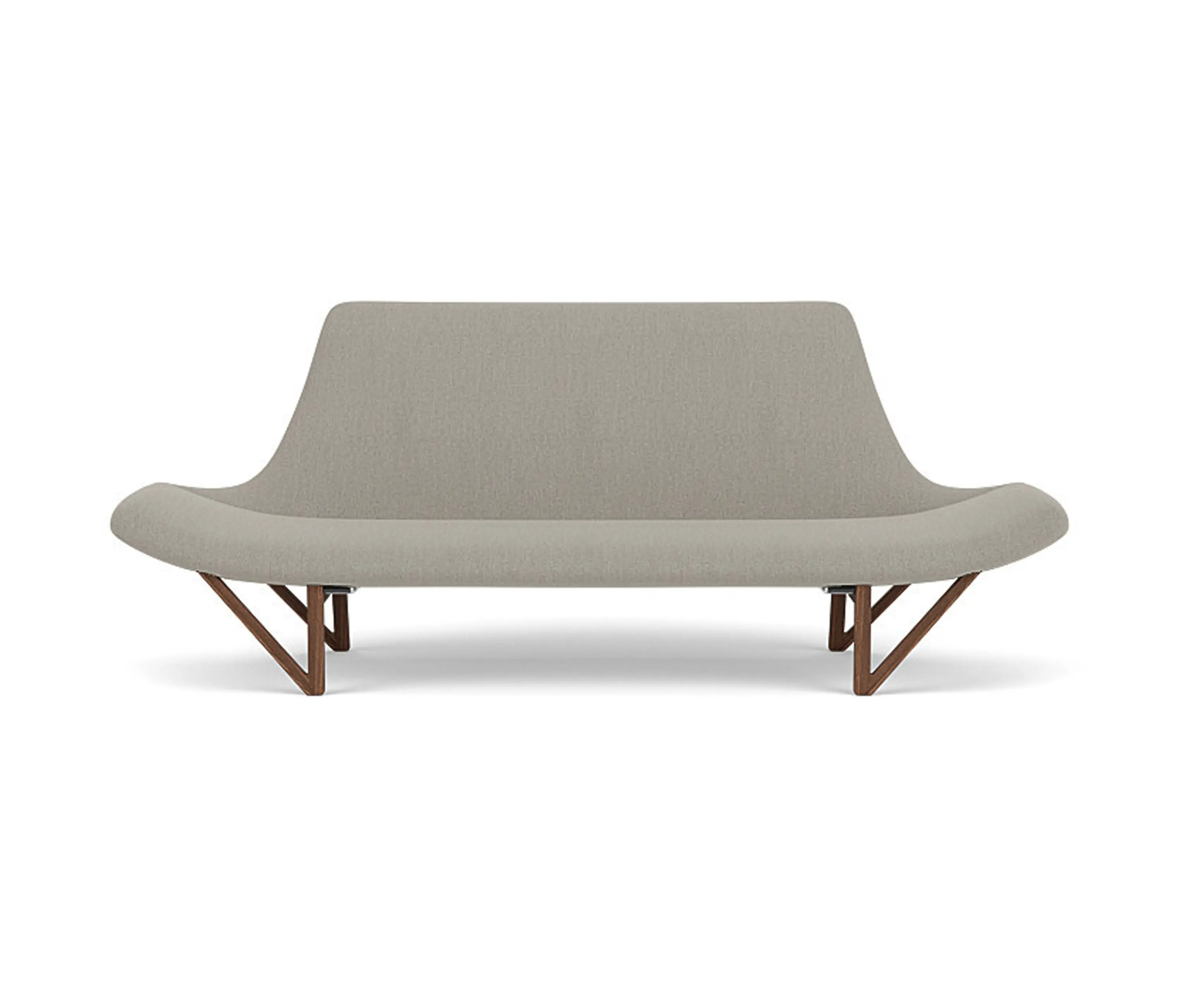 Audo Copenhagen - Pagode, Sofa | Walnut Base / Re-wool 218