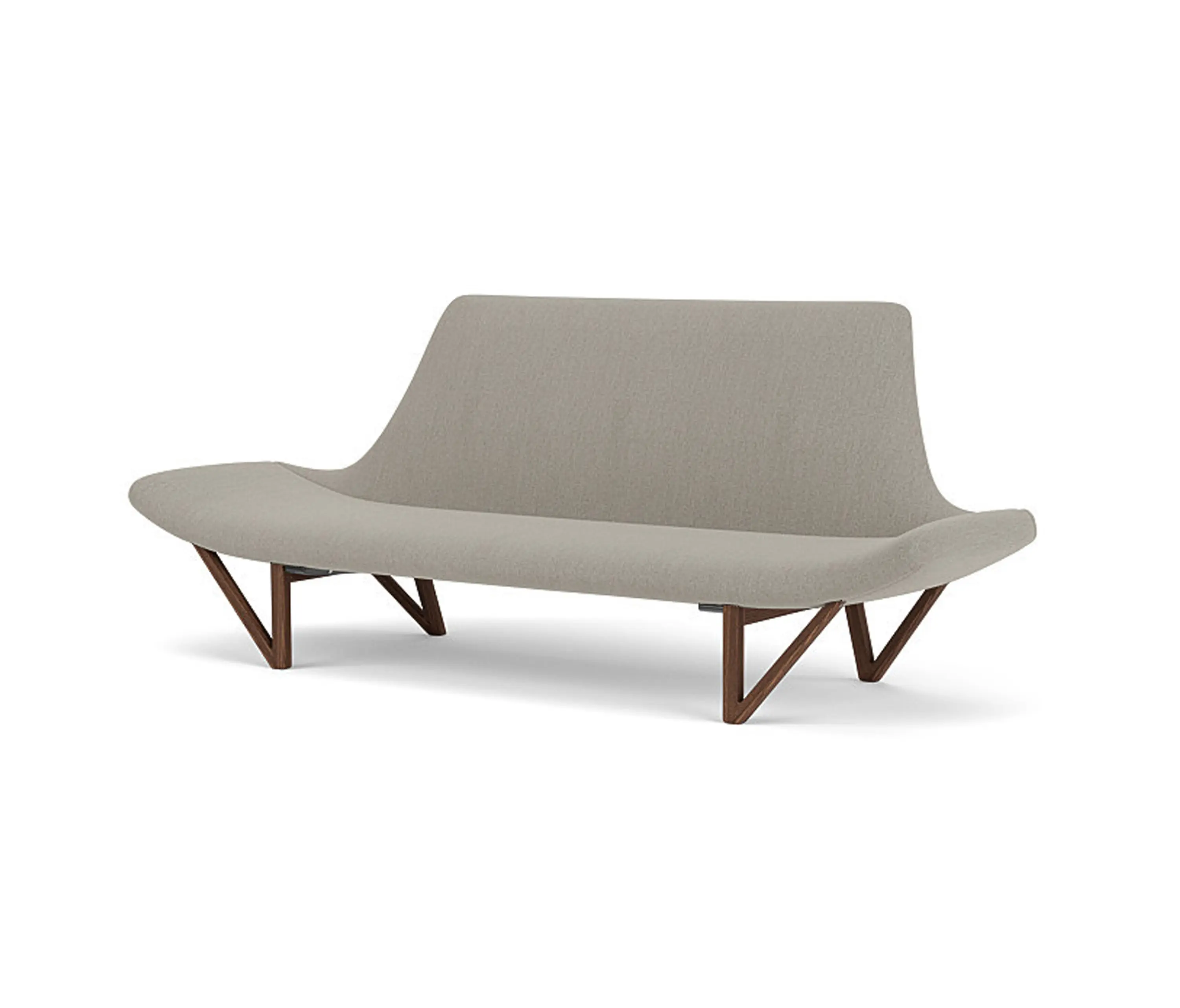 Audo Copenhagen - Pagode, Sofa | Walnut Base / Re-wool 218