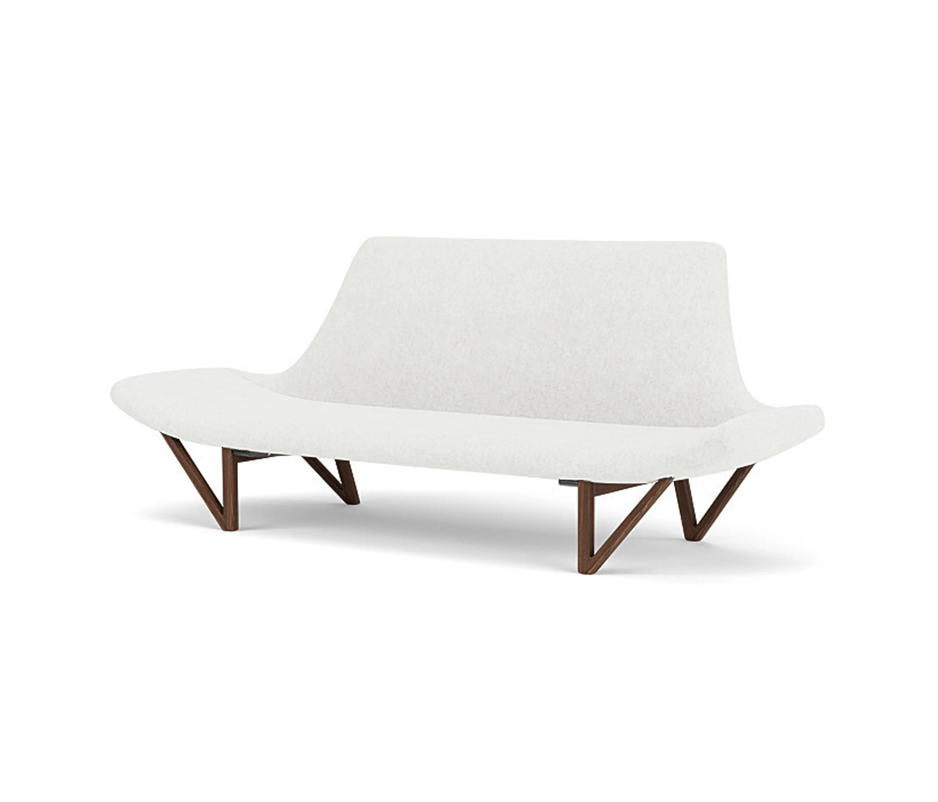 Audo Copenhagen - Pagode, Sofa | Walnut Base / Hallingdal 110