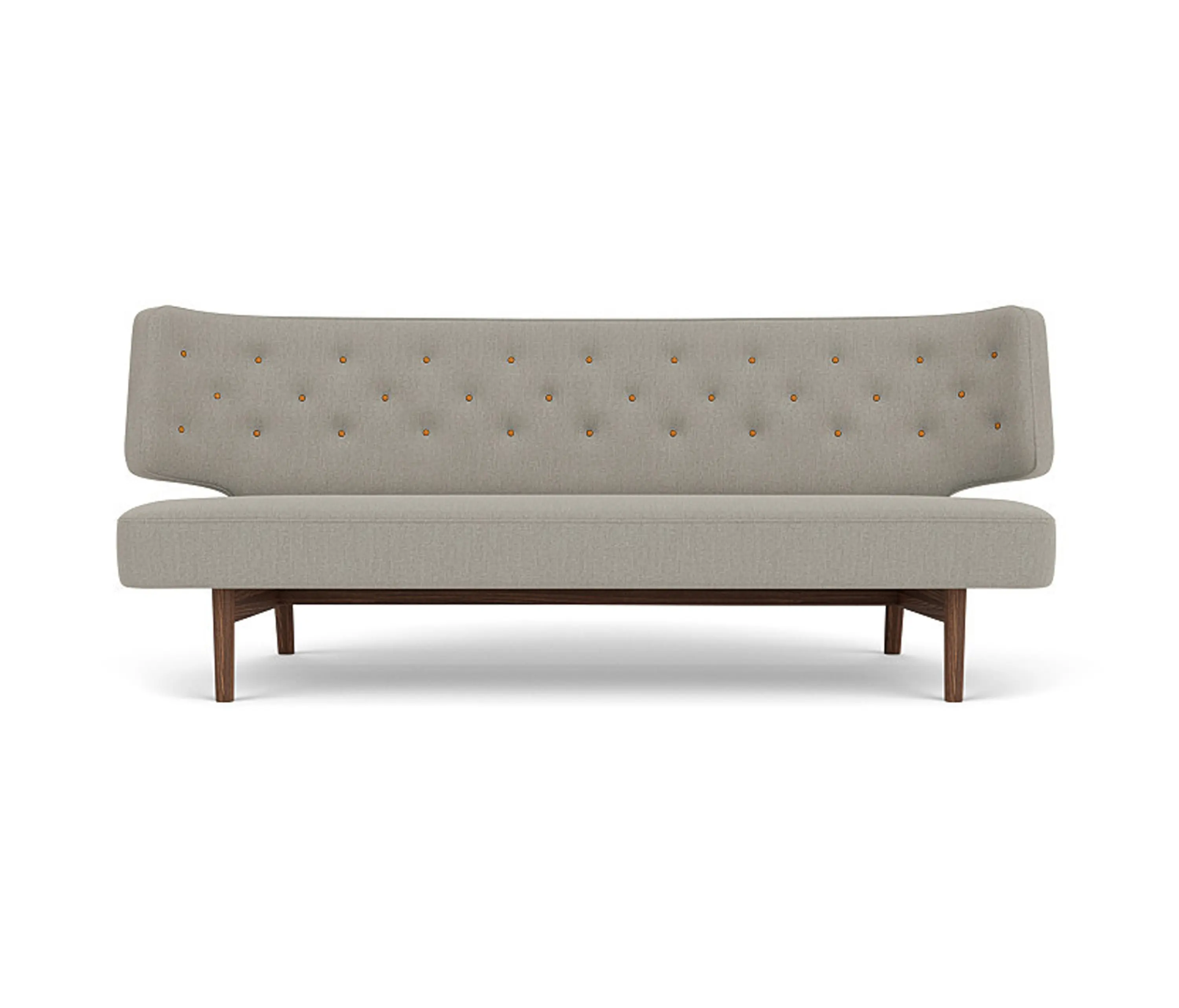 Audo Copenhagen - Radiohus Sofa P2 | Walnut Base / Re-wool 218
