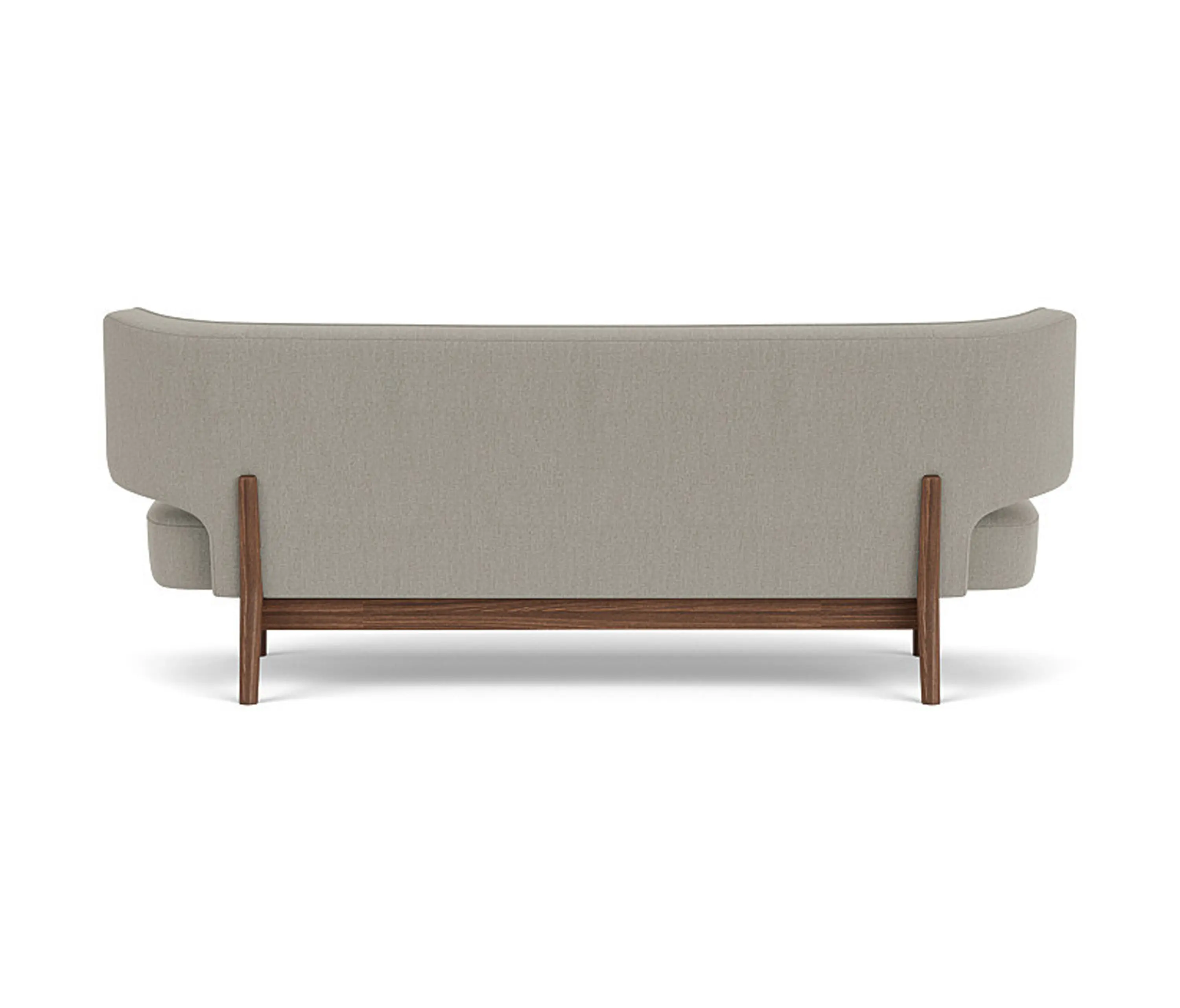 Audo Copenhagen - Radiohus Sofa P2 | Walnut Base / Re-wool 218