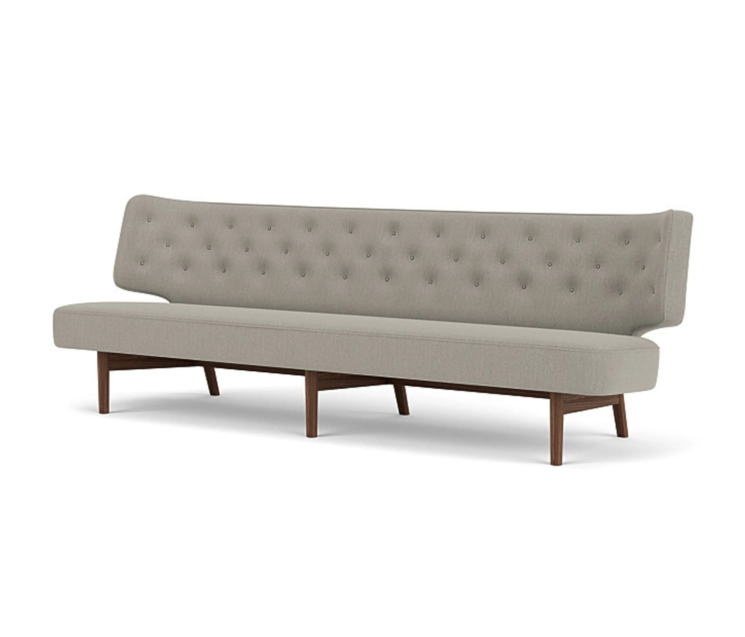 Audo Copenhagen - Radiohus Sofa P3 | Walnut Base / Re-wool 218