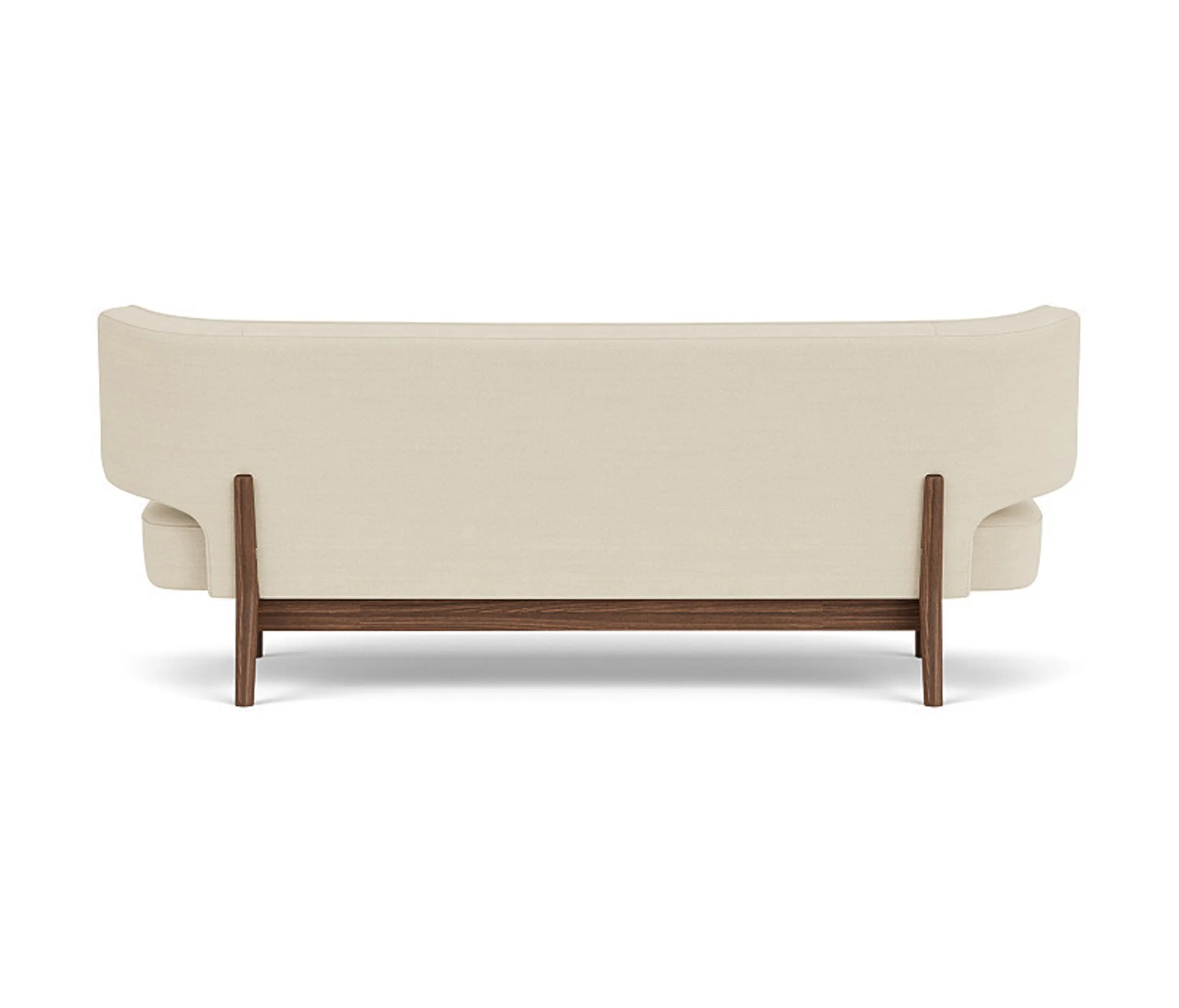 Audo Copenhagen - Radiohus Sofa P2 | Walnut Base / Buttons Dakar 0250 / Hallingadal 200