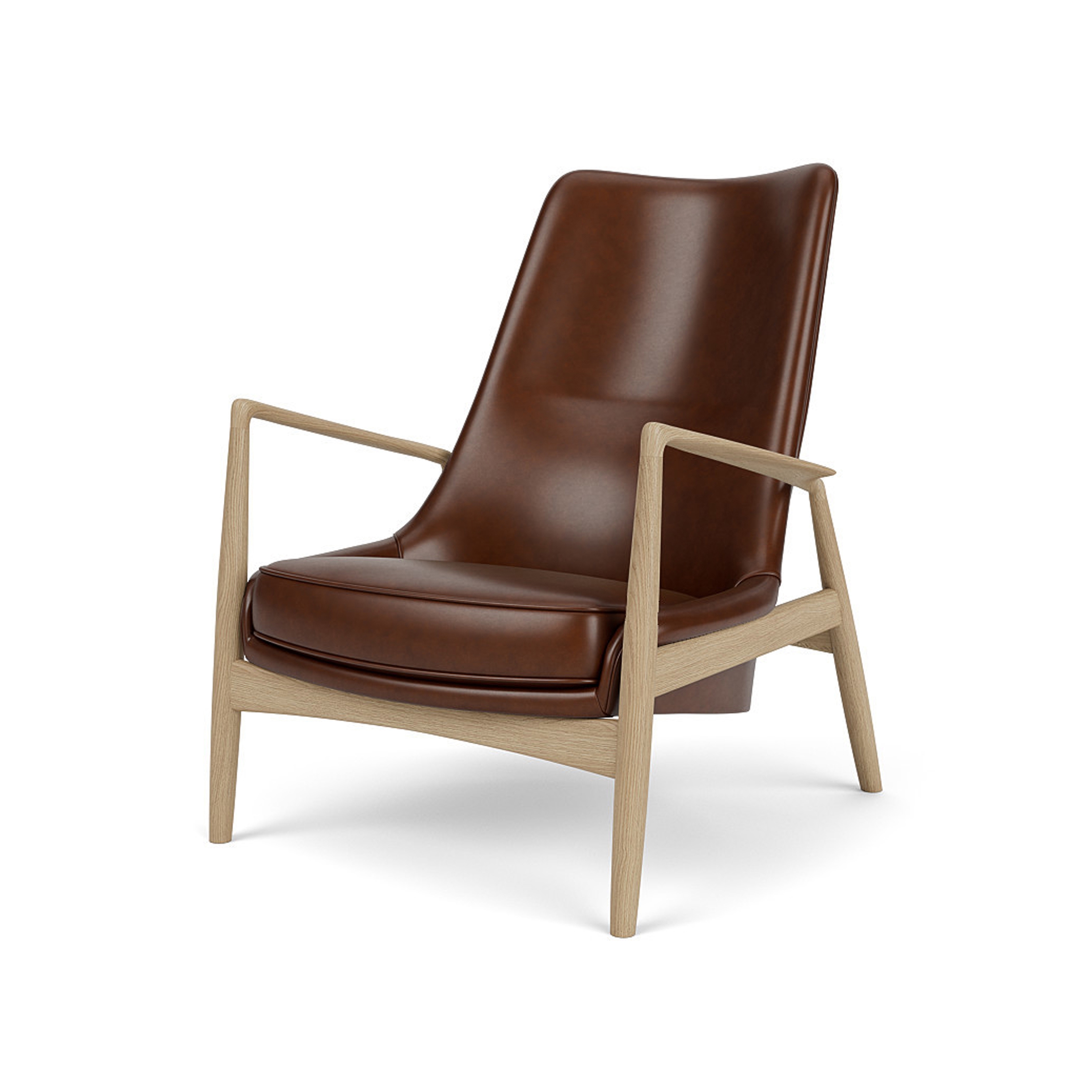 Mostra il prodotto The Seal, Lounge Chair, High Back | Natural Oak Base / Dakar 329 del produttore Audo Copenhagen