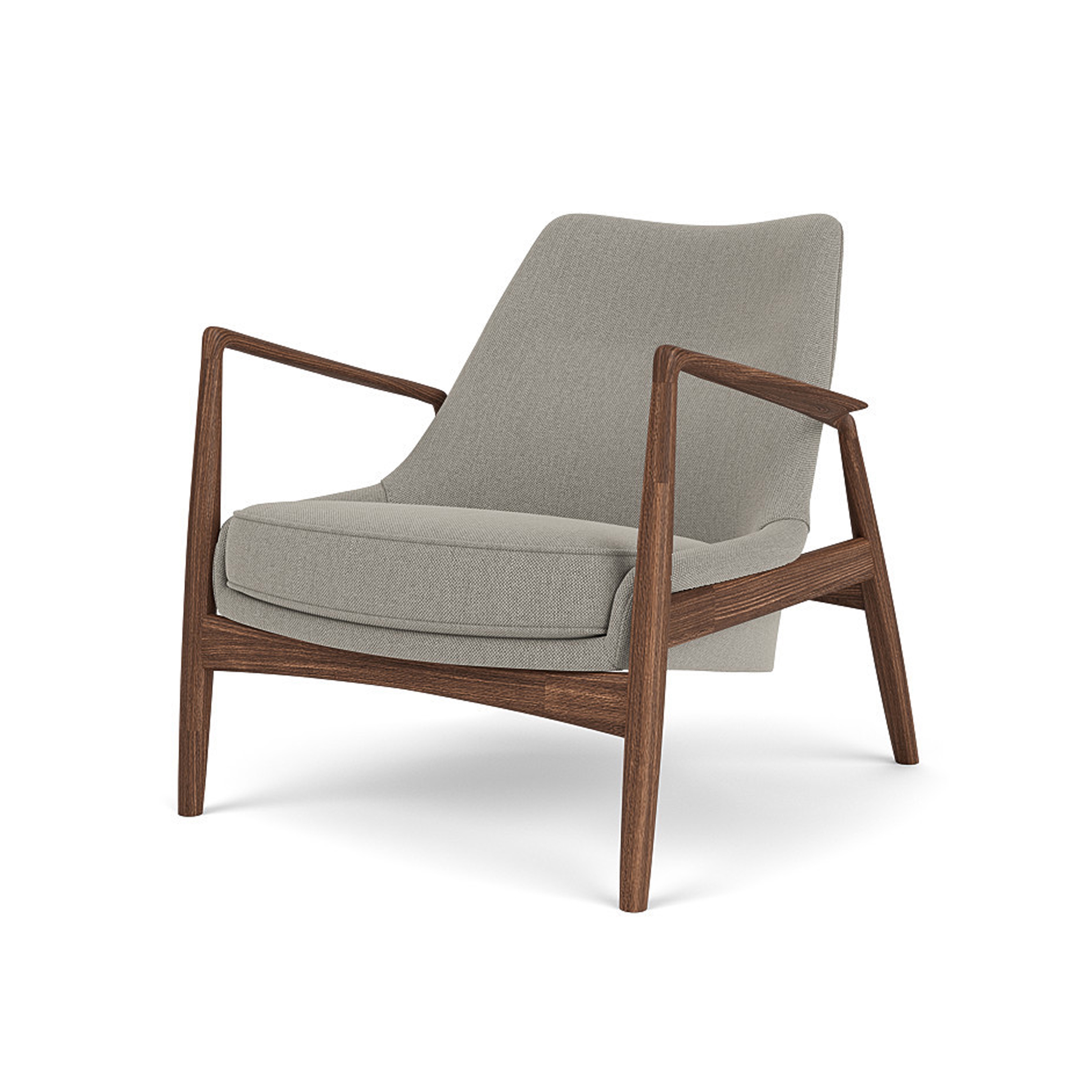 Produkt The Seal, Lounge Chair, Low Back | Walnut Base / Re-wool 0218 des Herstellers Audo Copenhagen anzeigen
