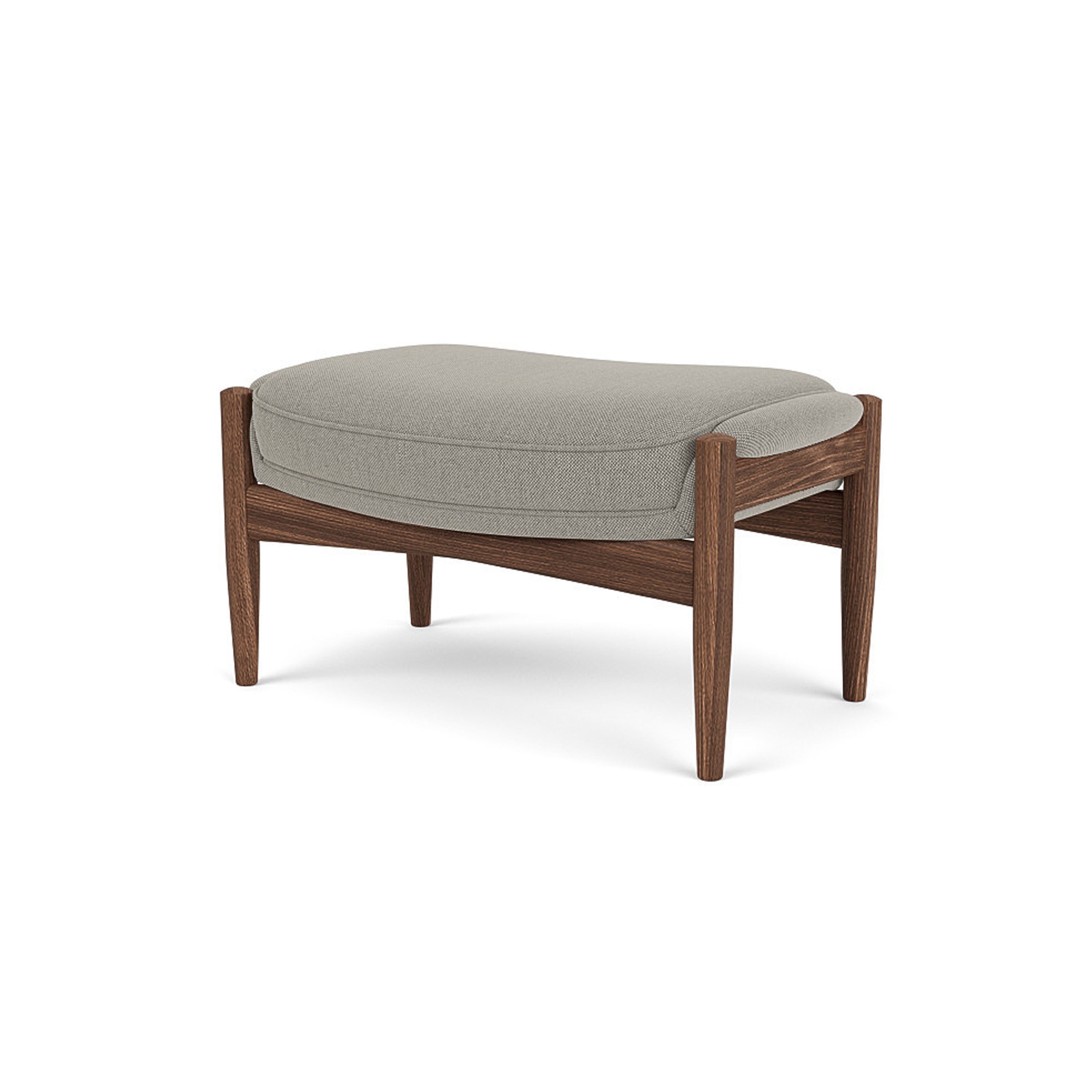 The Seal, Ottoman | Walnut Base / Re-wool 0218