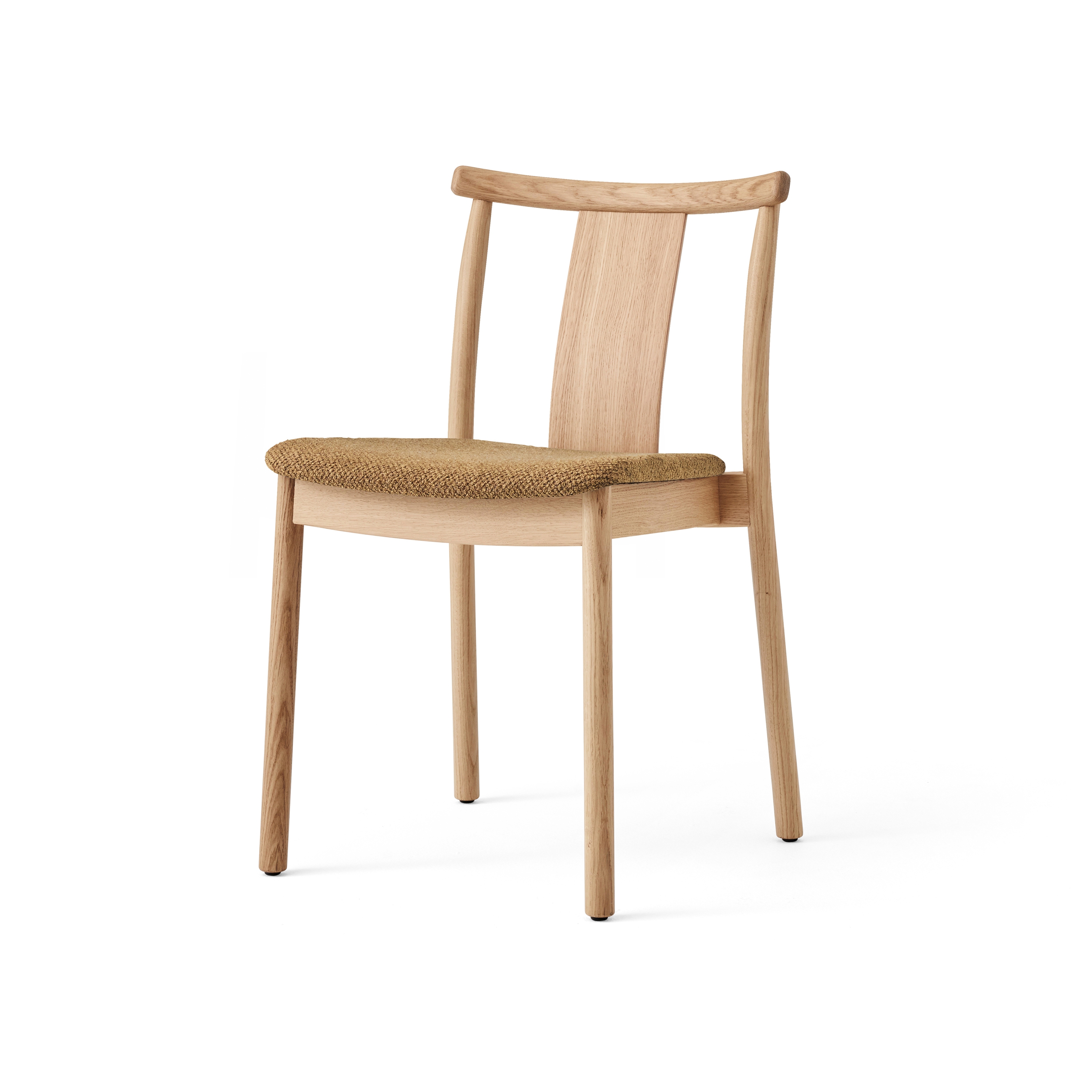 Merkur Dining Chair, Natural Oak | Audo Bouclé 06
