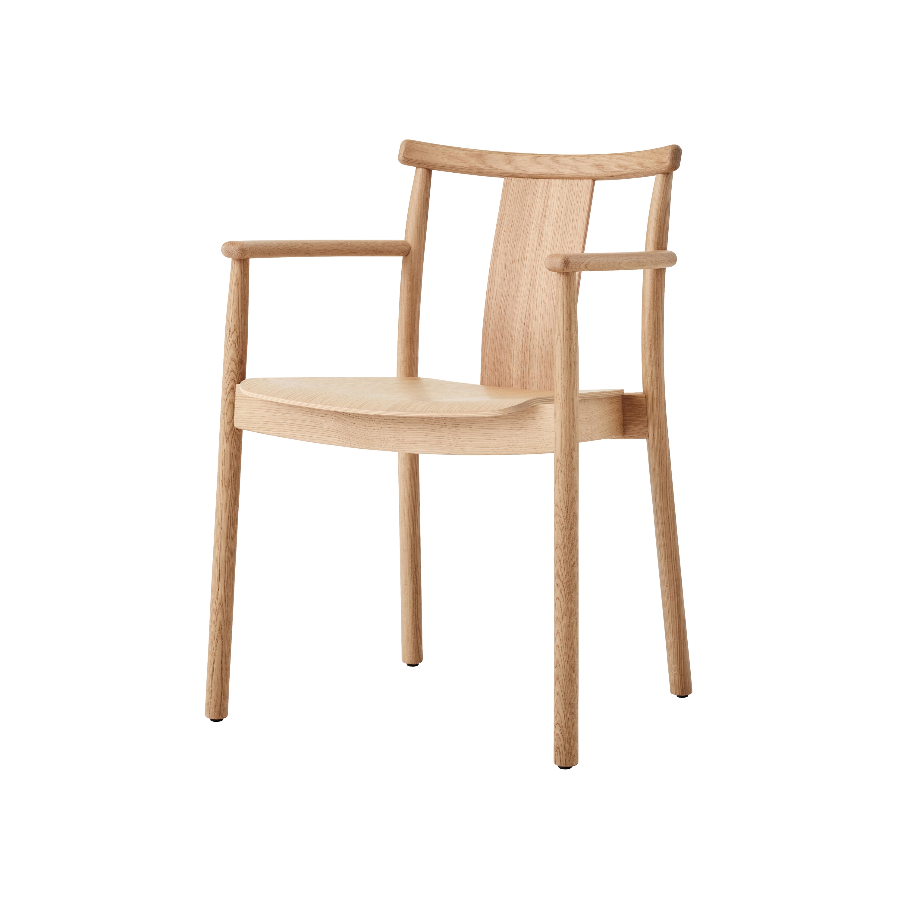 Merkur Dining Chair W. Armrest| Natural Oak