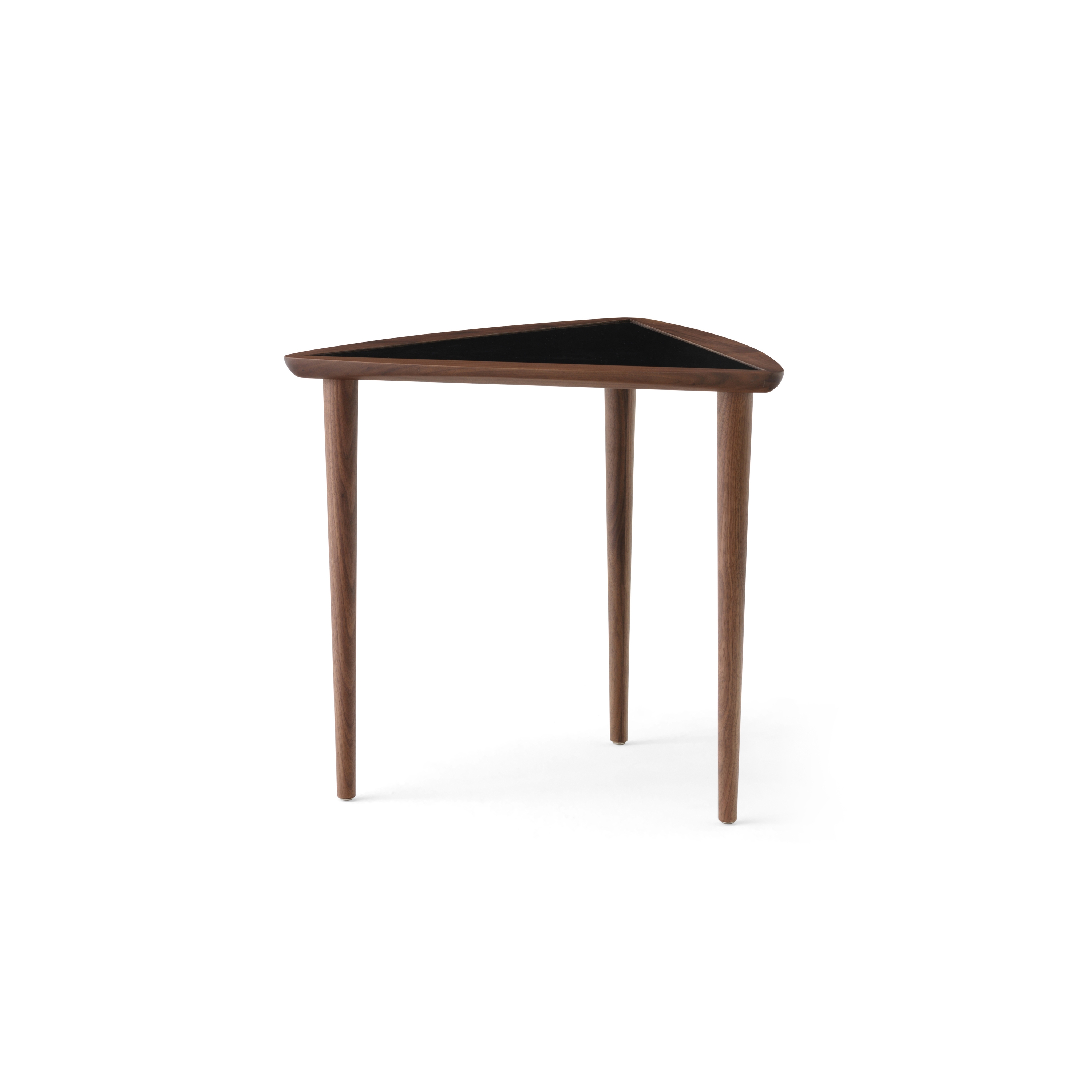 Umanoff Nesting Side Table, Walnut | Black Tabletop
