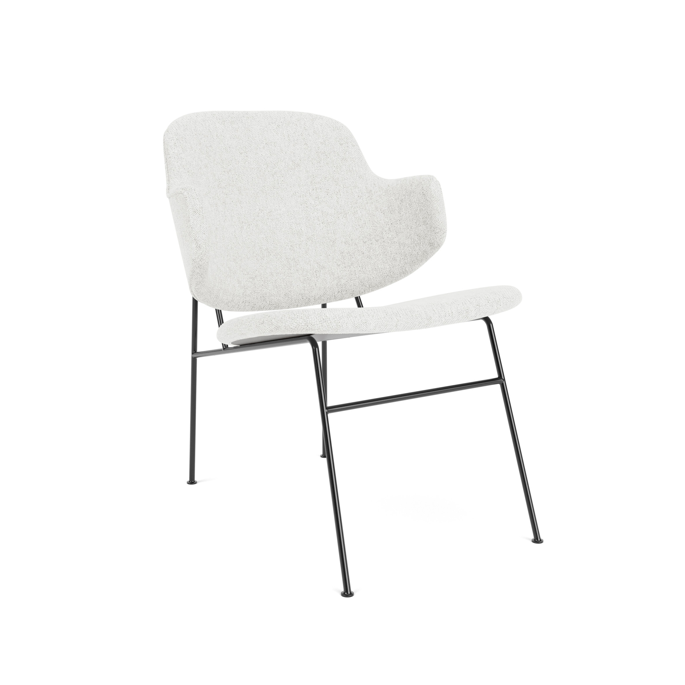 The Penguin Lounge Chair, Black Steel /