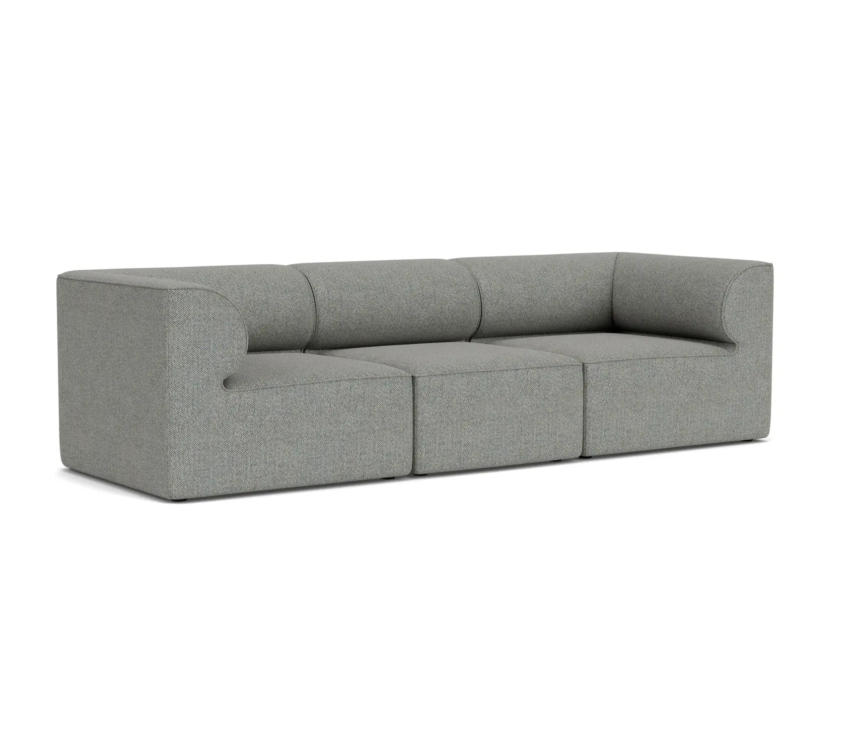 Audo Copenhagen - Eave Modular 96, 3 Seater, Configuration 2 / Safire 012