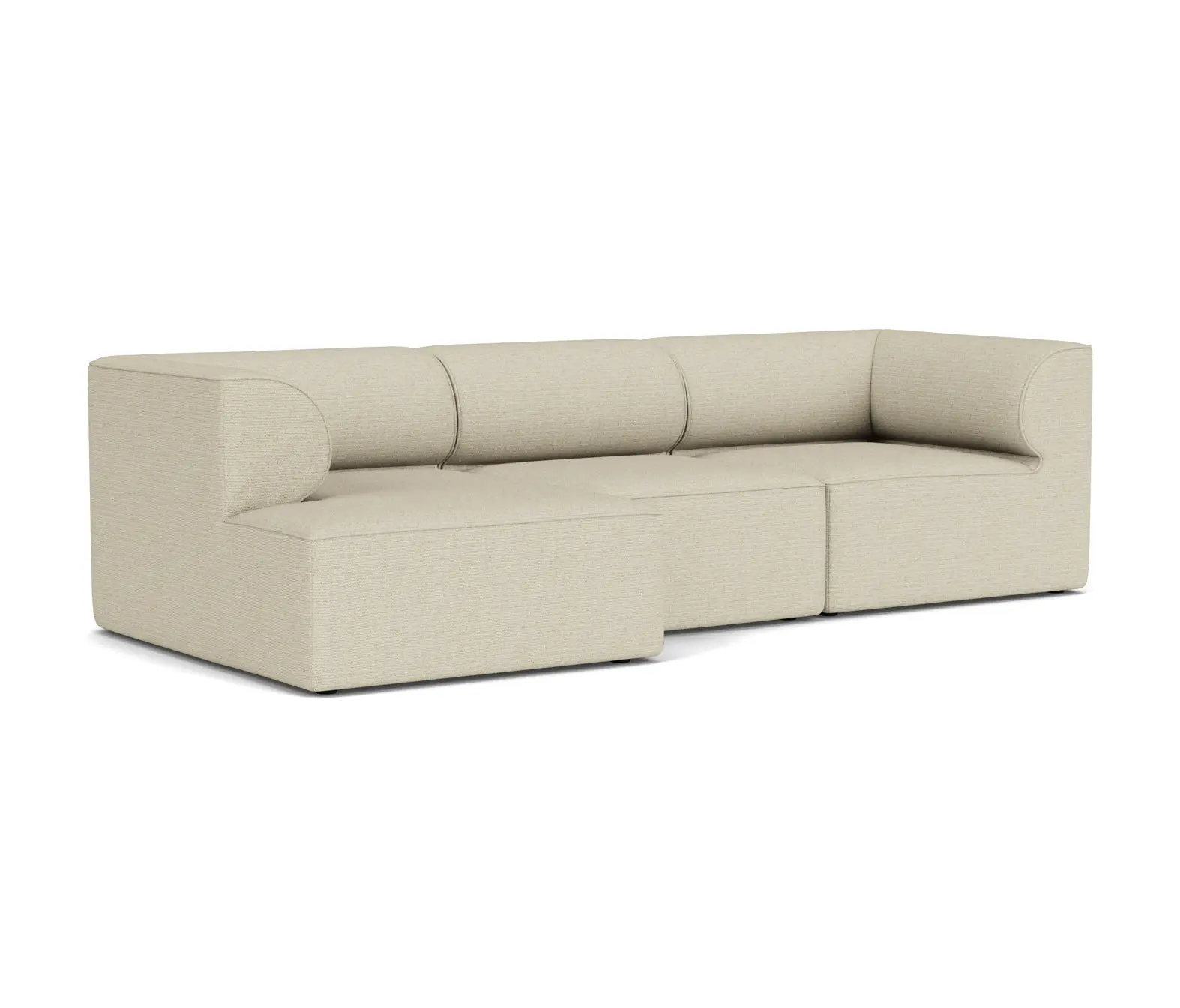 Audo Copenhagen - Eave Modular 96, 3 Seater, Configuration 12 /
Savanna 202