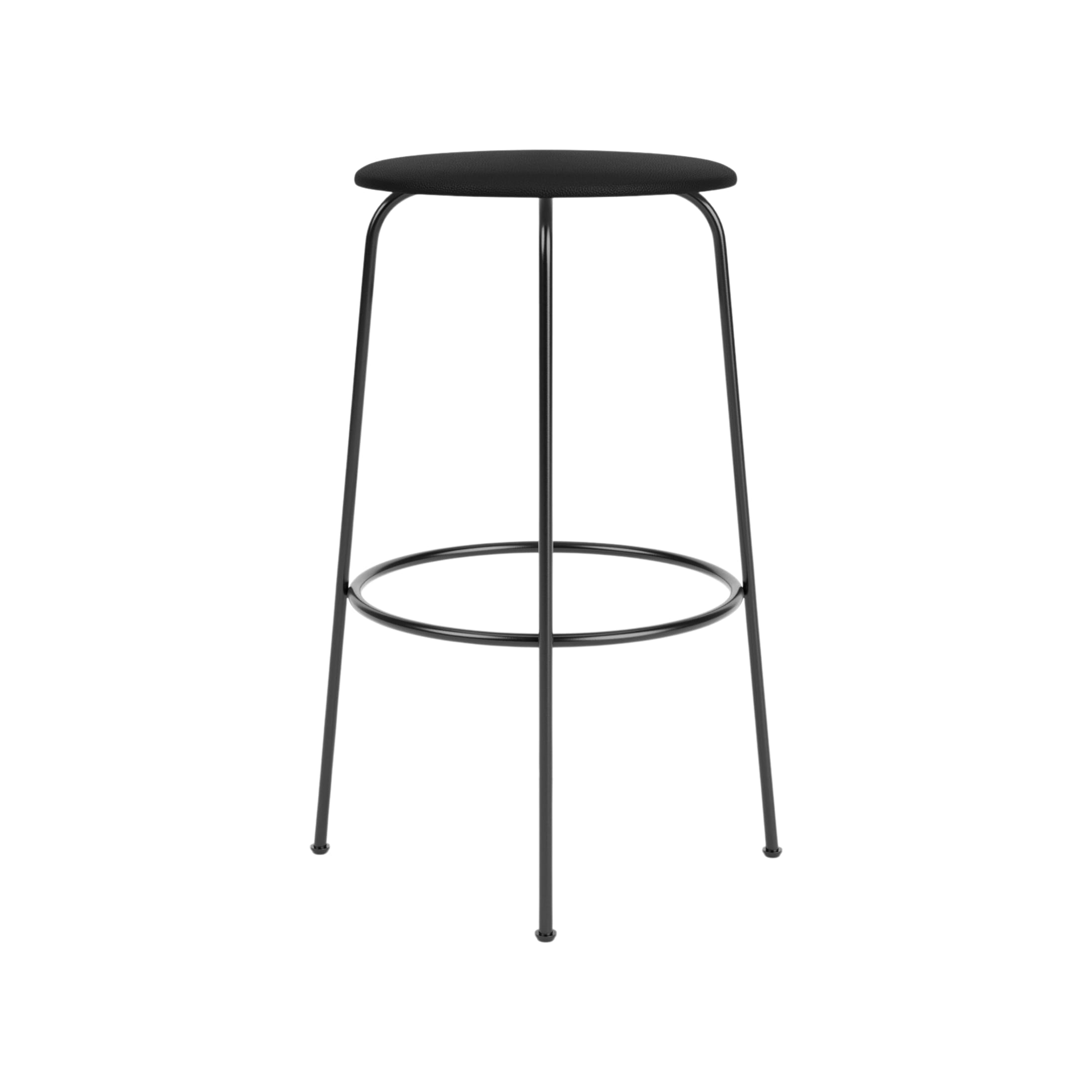 Afteroom Bar Stool, Upholstered Seat | Sierra - Black, 1001