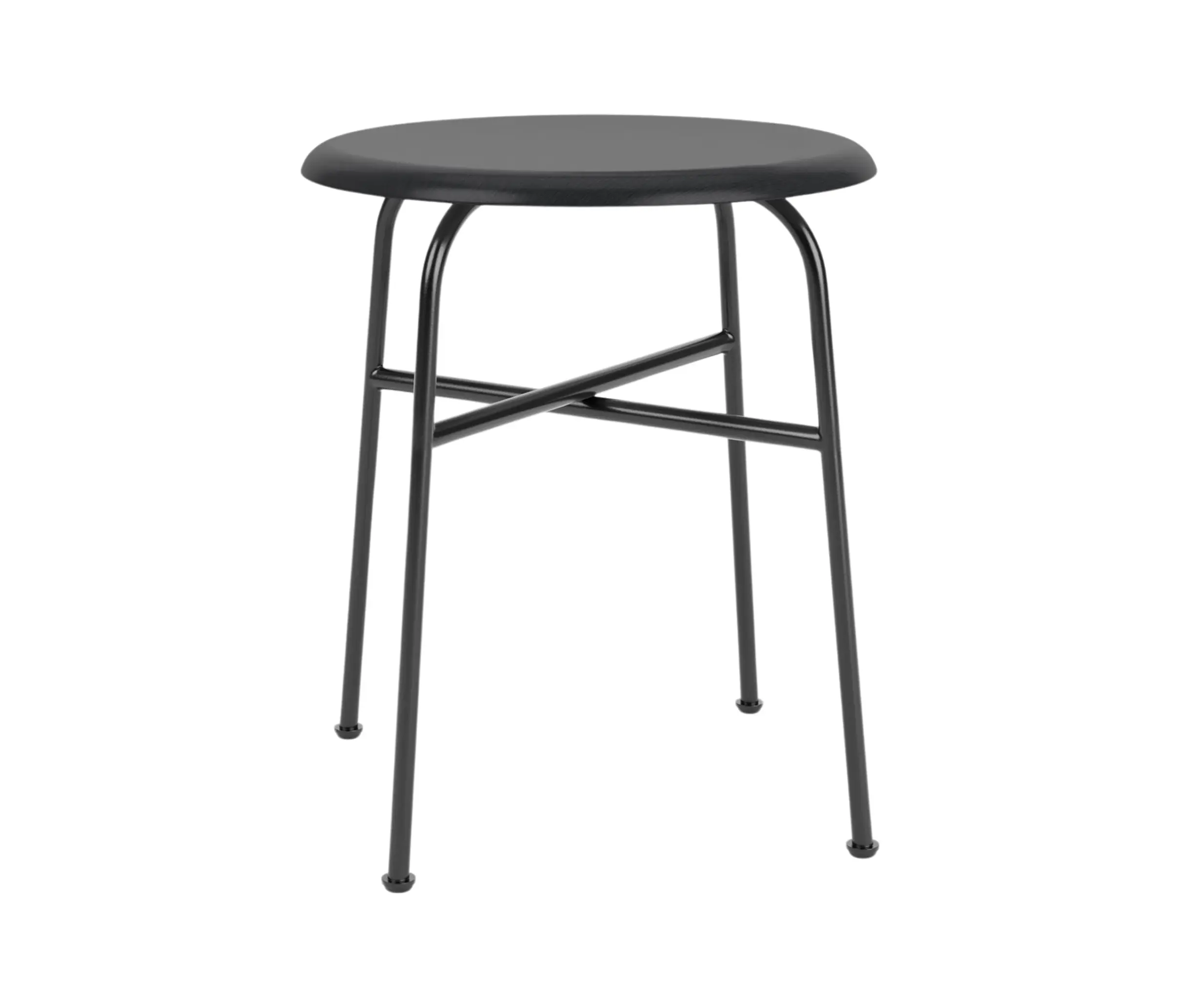 Audo Copenhagen - Afteroom Stool | Veneer | Black - Black