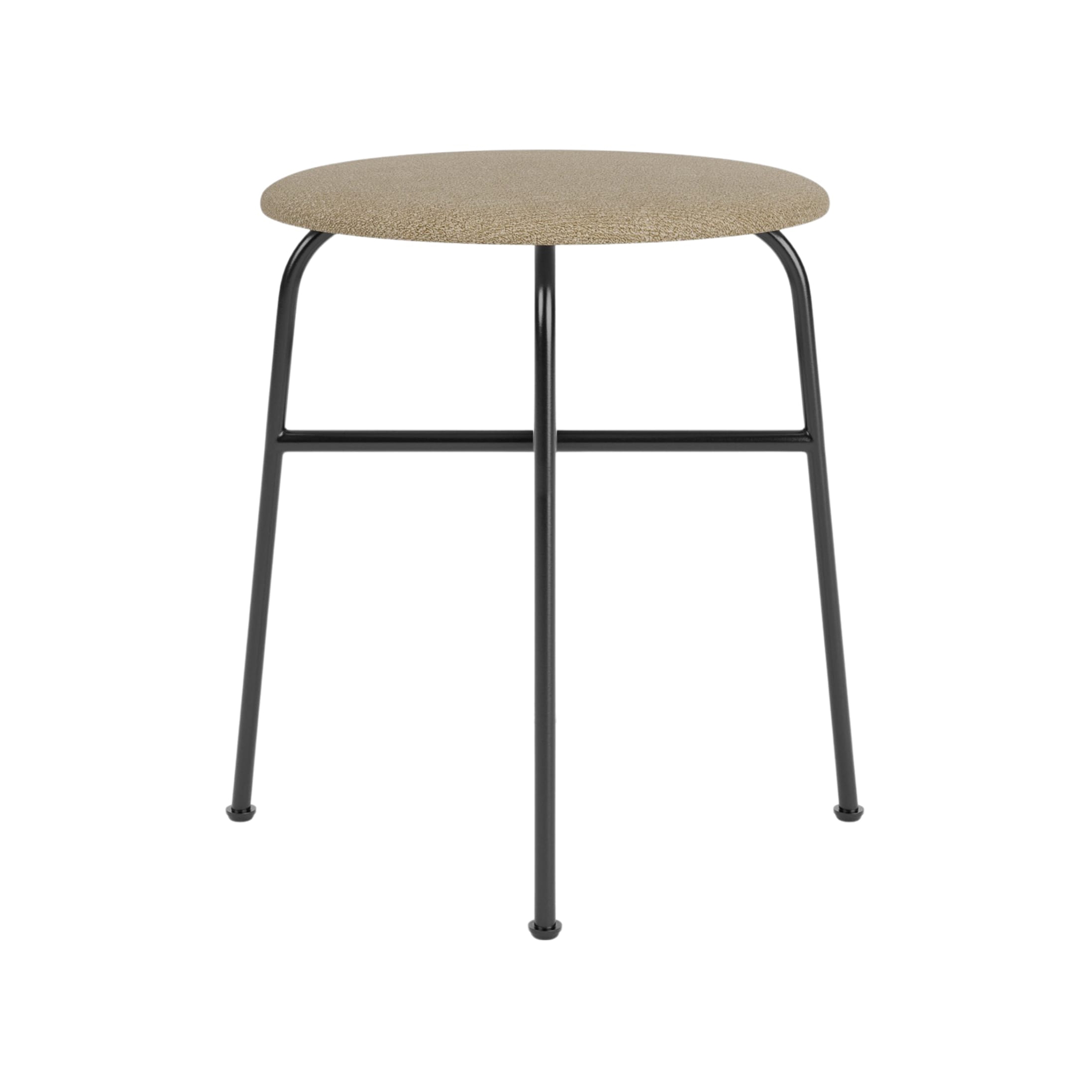 Afteroom Stool, Upholstered Seat | Audo Bouclé - Beige 02