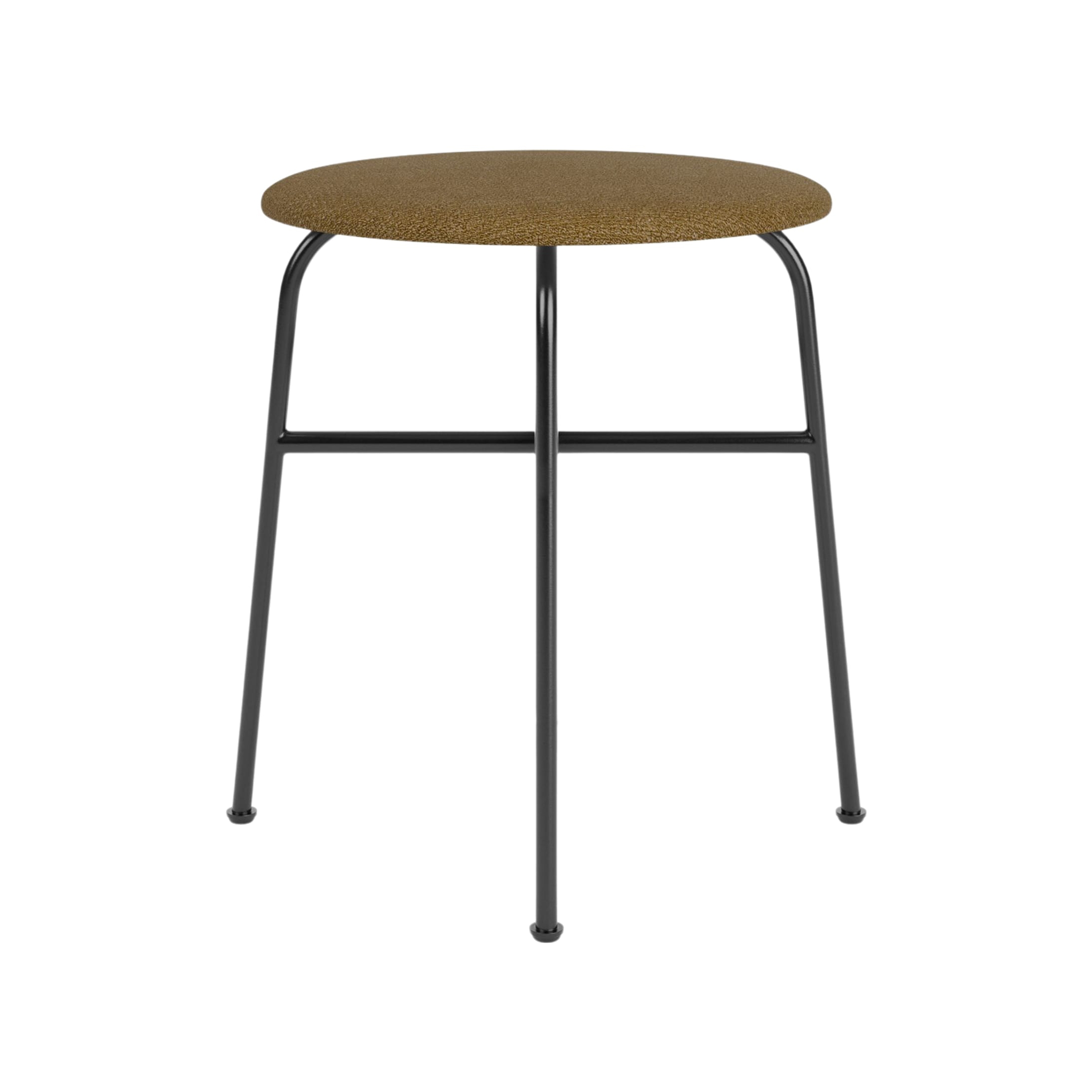 Afteroom Stool, Upholstered Seat | Audo Bouclé - Gold 06