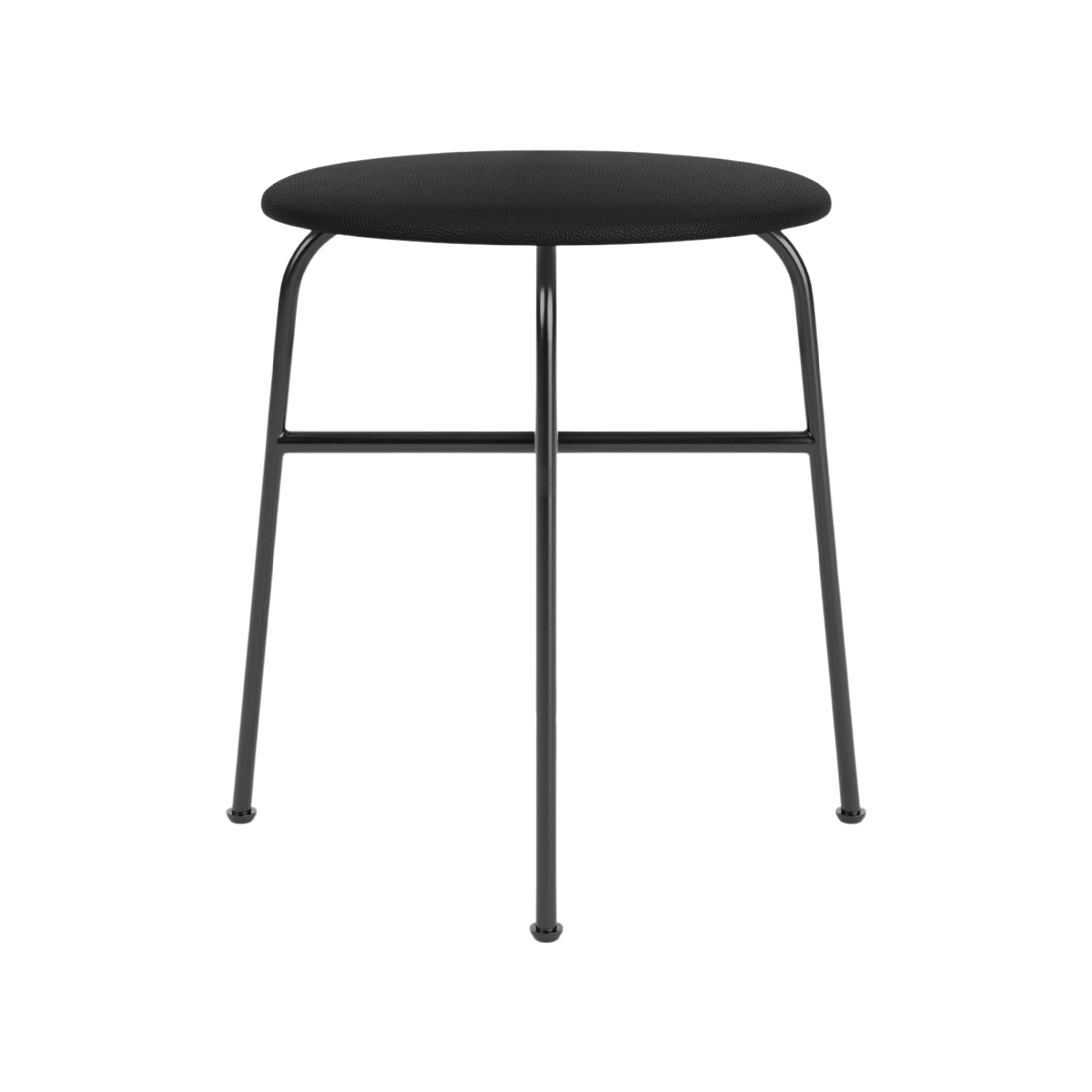 Afteroom Stool, Upholstered Seat | Sierra - Black, 1001