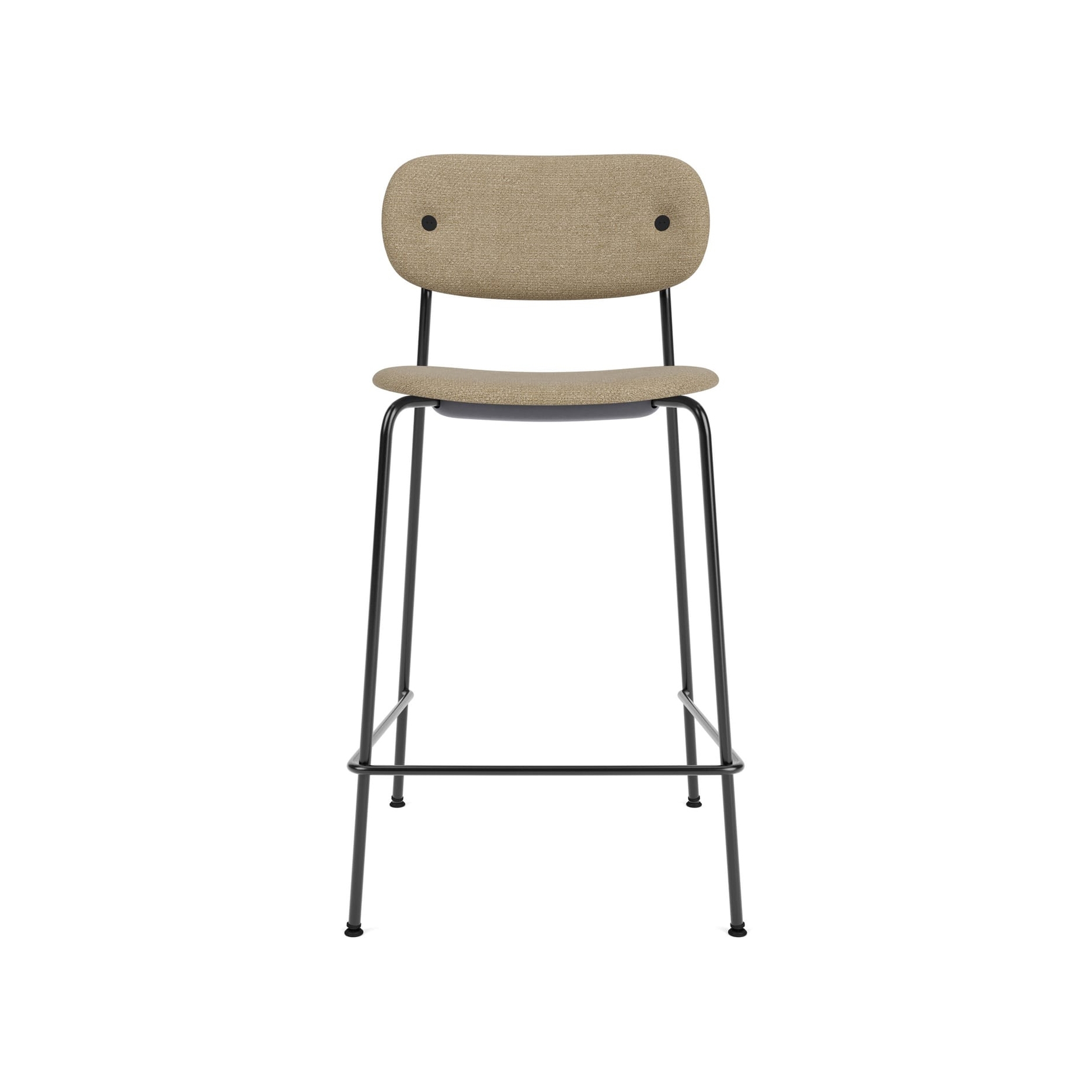 Co Counter Chair | Fully Upholstered | Audo Bouclé - Beige, 02