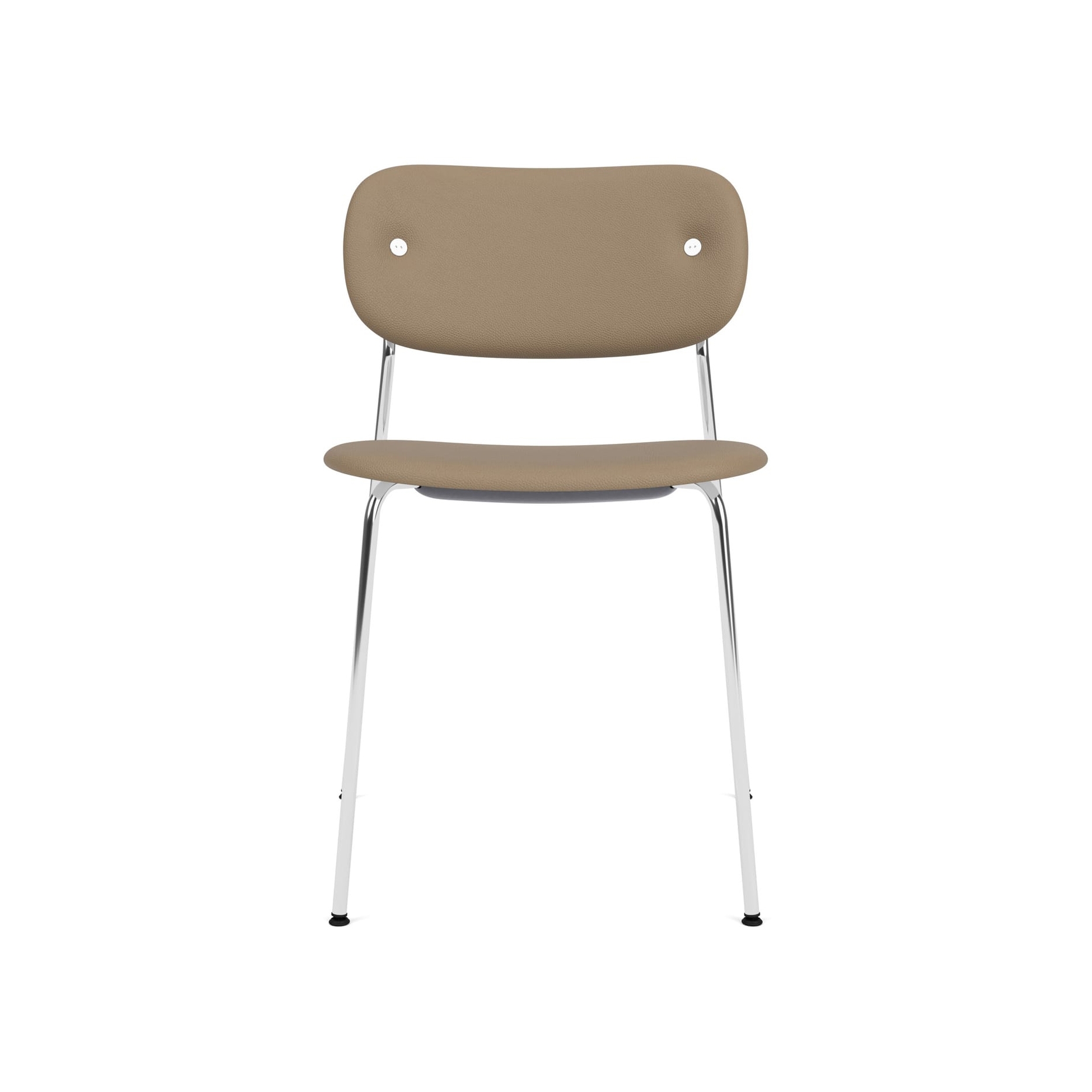 Produkt Co Dining Chair | Chrome Base | Upholstered Seat and Back | Sierra - Stone. 1611 des Herstellers Audo Copenhagen anzeigen