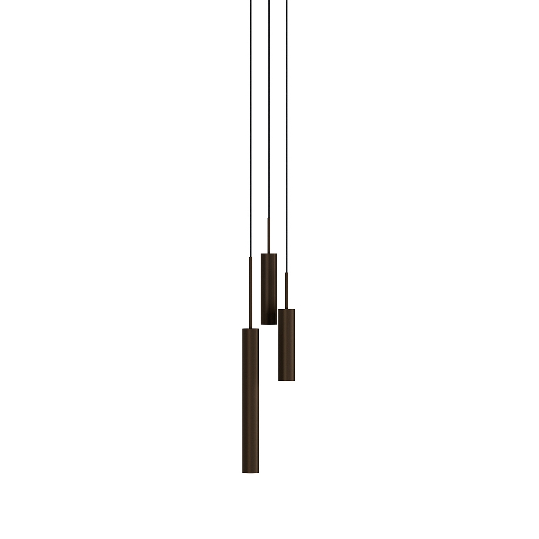 Mostra il prodotto Tubulaire Pendant Canopy, 3 | Anodized Bronzed del produttore Audo Copenhagen