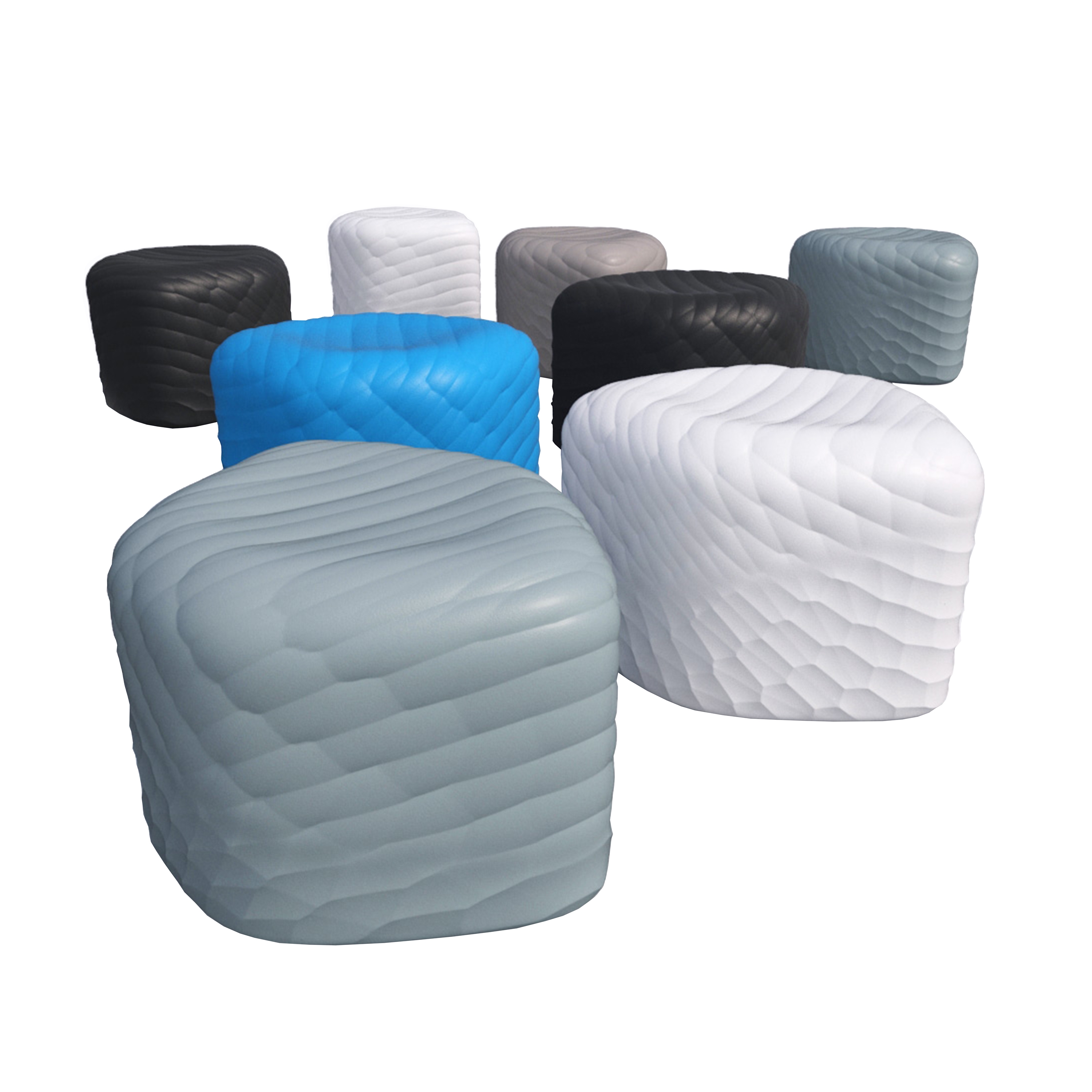 Mostra il prodotto River Stone Pouf | 903 del produttore Tonon