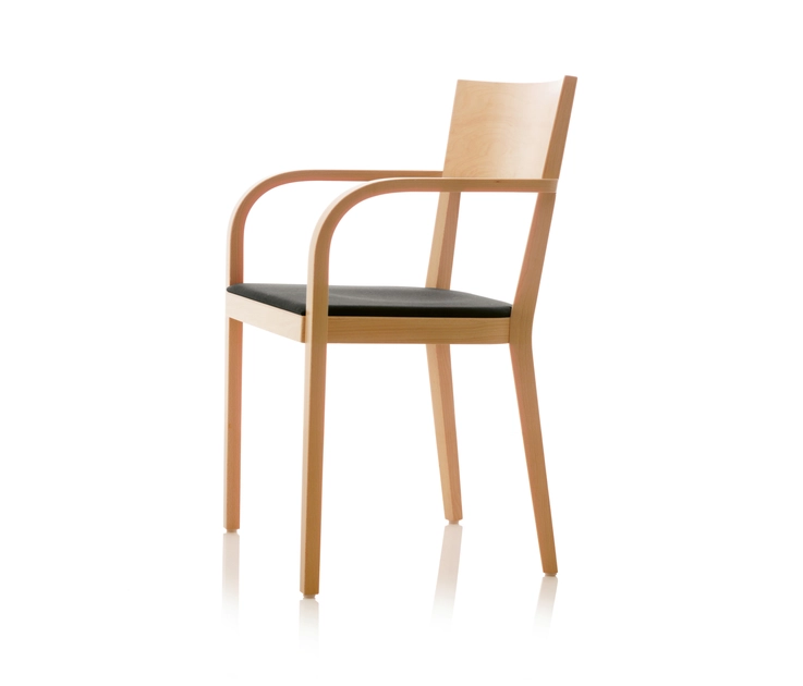 Chair Bw S12 CHAIR WITH ARMS - Chairs from B+W | Architonic