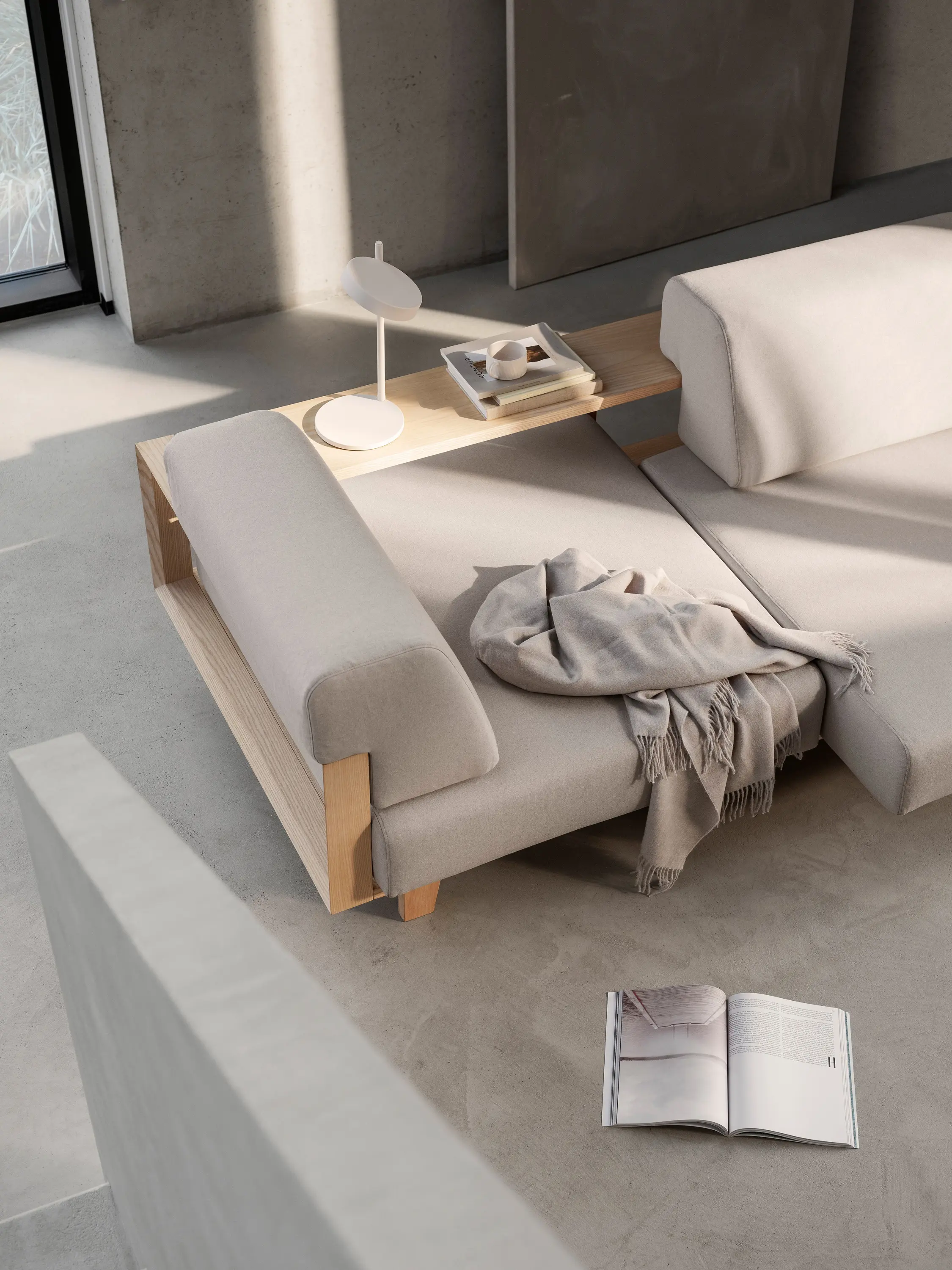 SOFTLINE - WOOD Sofa/Sofa Bed