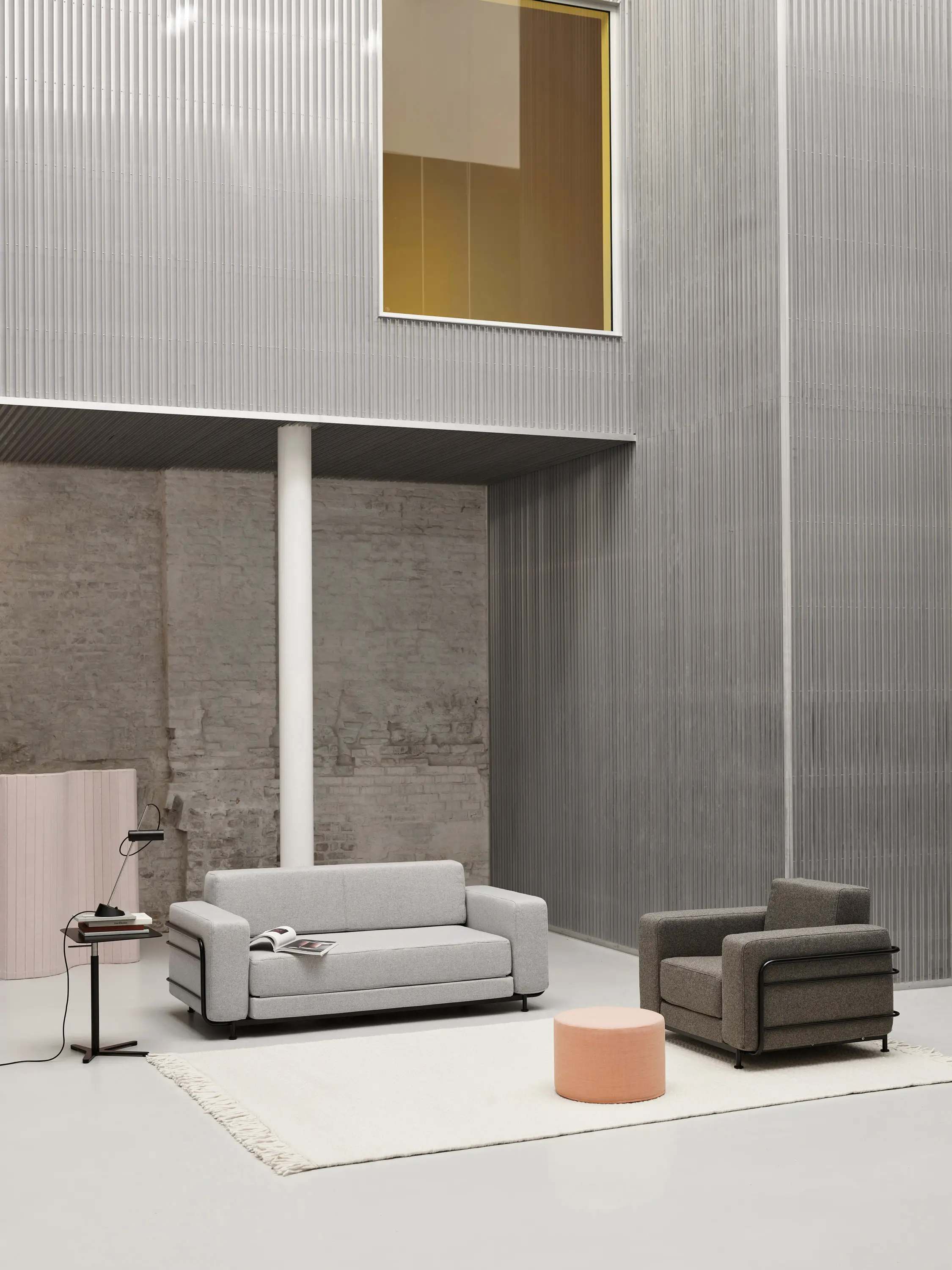 SOFTLINE - SILVER Sofa