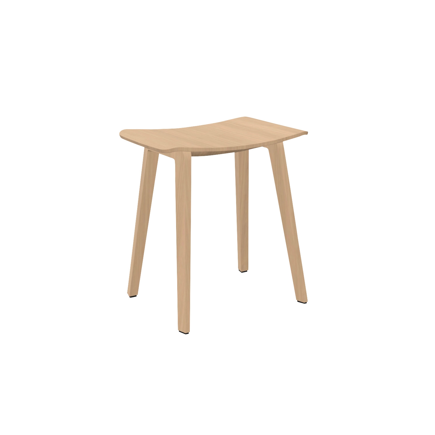 Mostrar el producto Four Stools 74, wooden legs del fabricante Ocee & Four Design