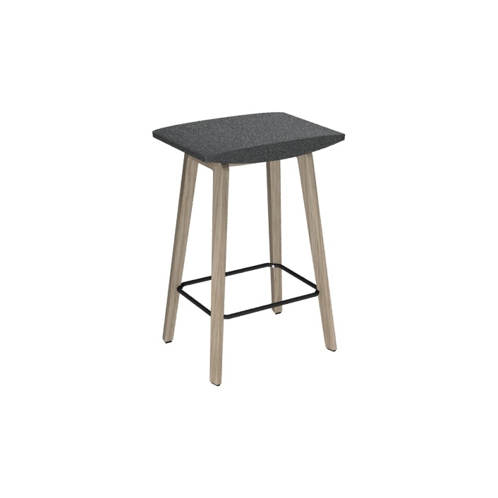 Display product Four Stools 90 upholstery, wooden legs from manufacturer Ocee & Four Design