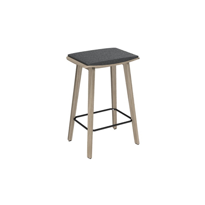Display product Four Stools 90 upholstery, wooden legs from manufacturer Ocee & Four Design