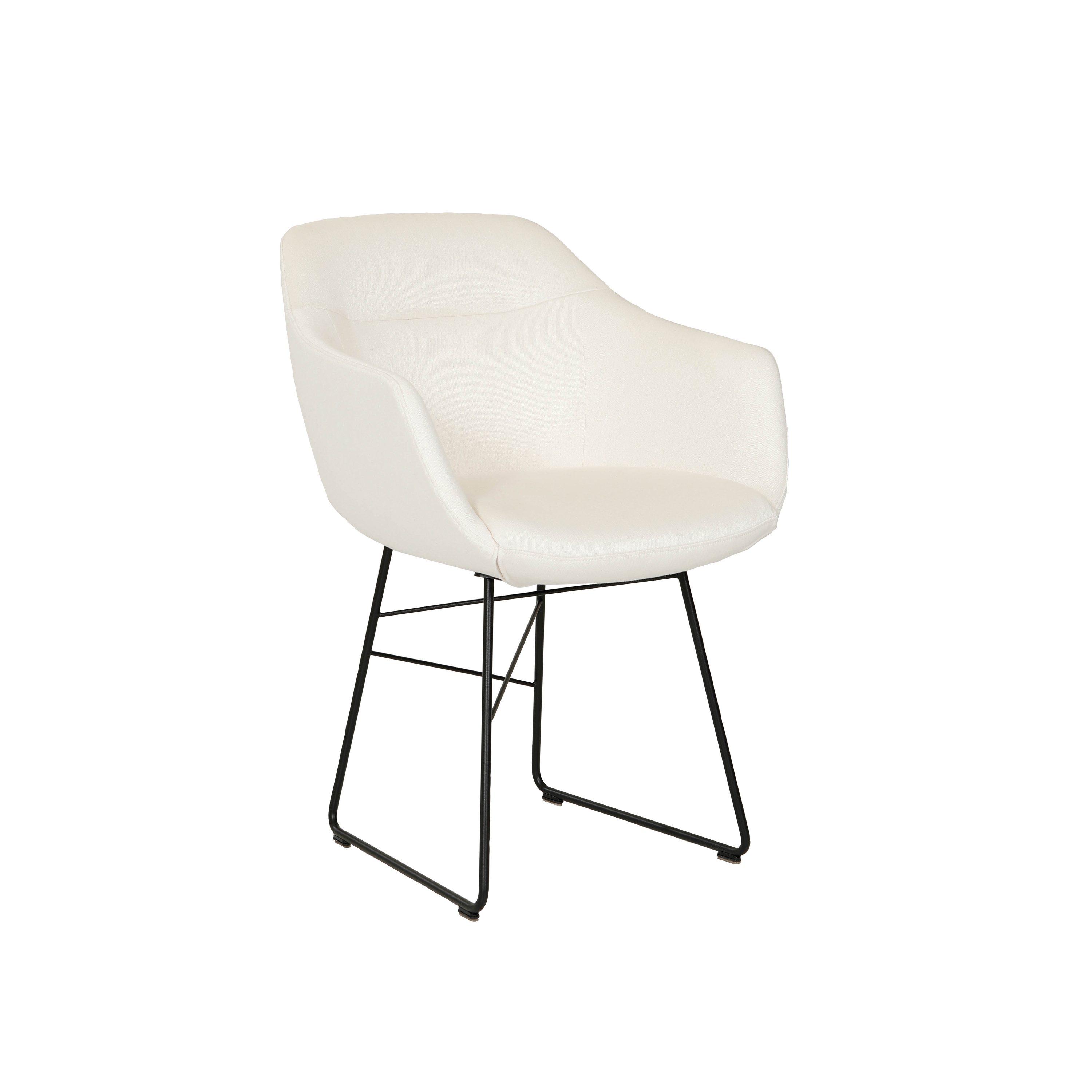 Display product Cara with armrest and steel wire frame from manufacturer Bielefelder Werkstätten