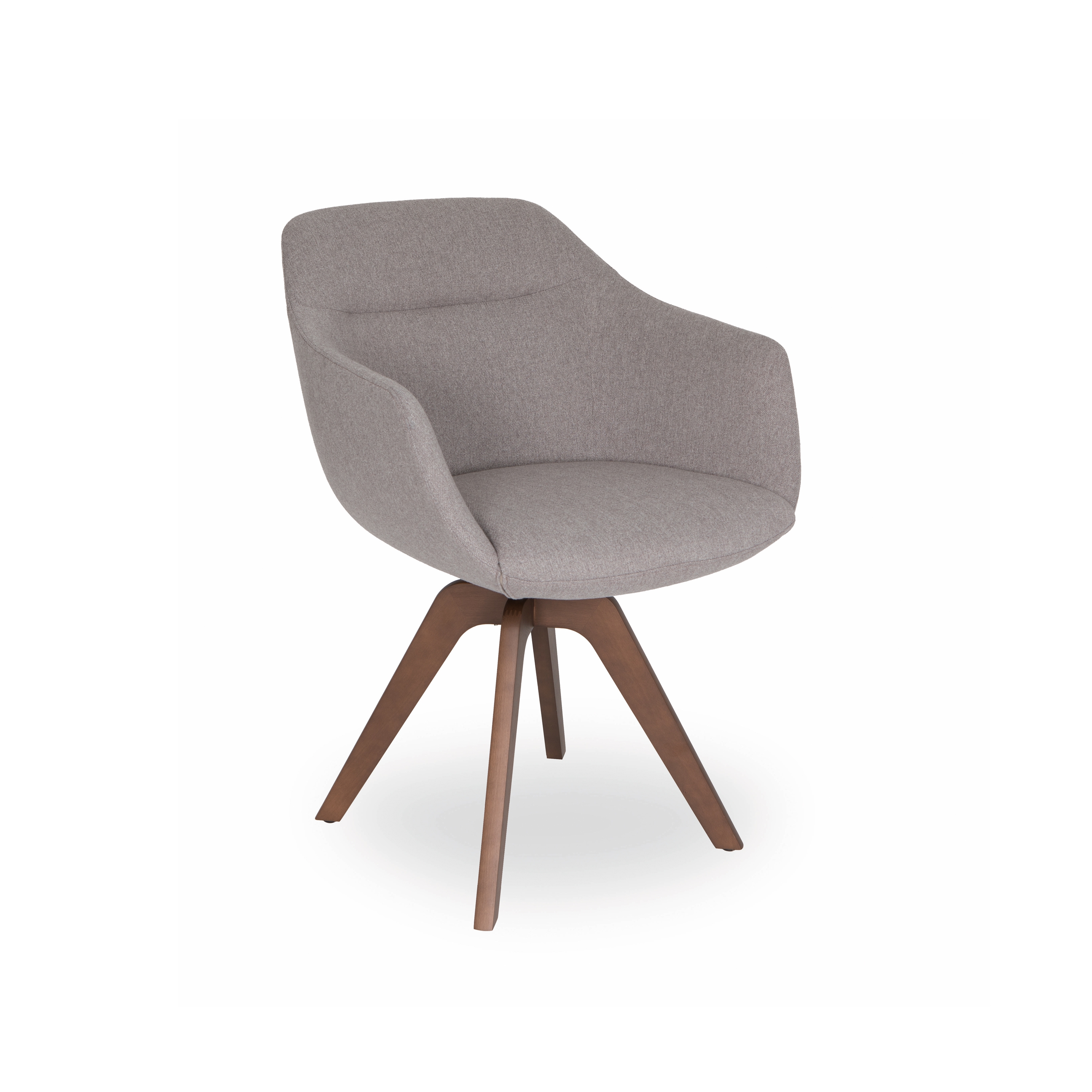Display product Cara with armrest and wooden frame from manufacturer Bielefelder Werkstätten