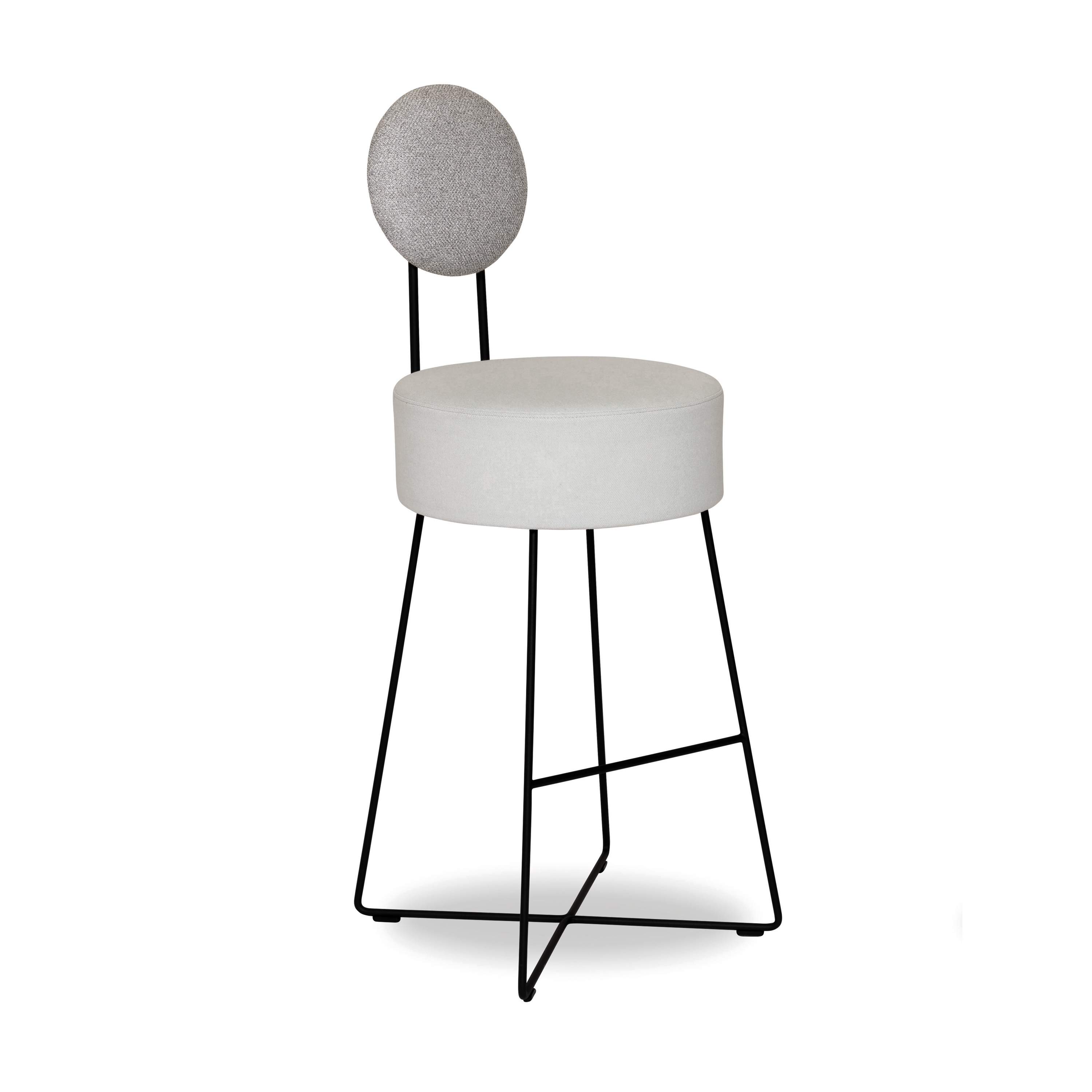 Display product Lotta Bar Stool with Backrest from manufacturer Bielefelder Werkstätten