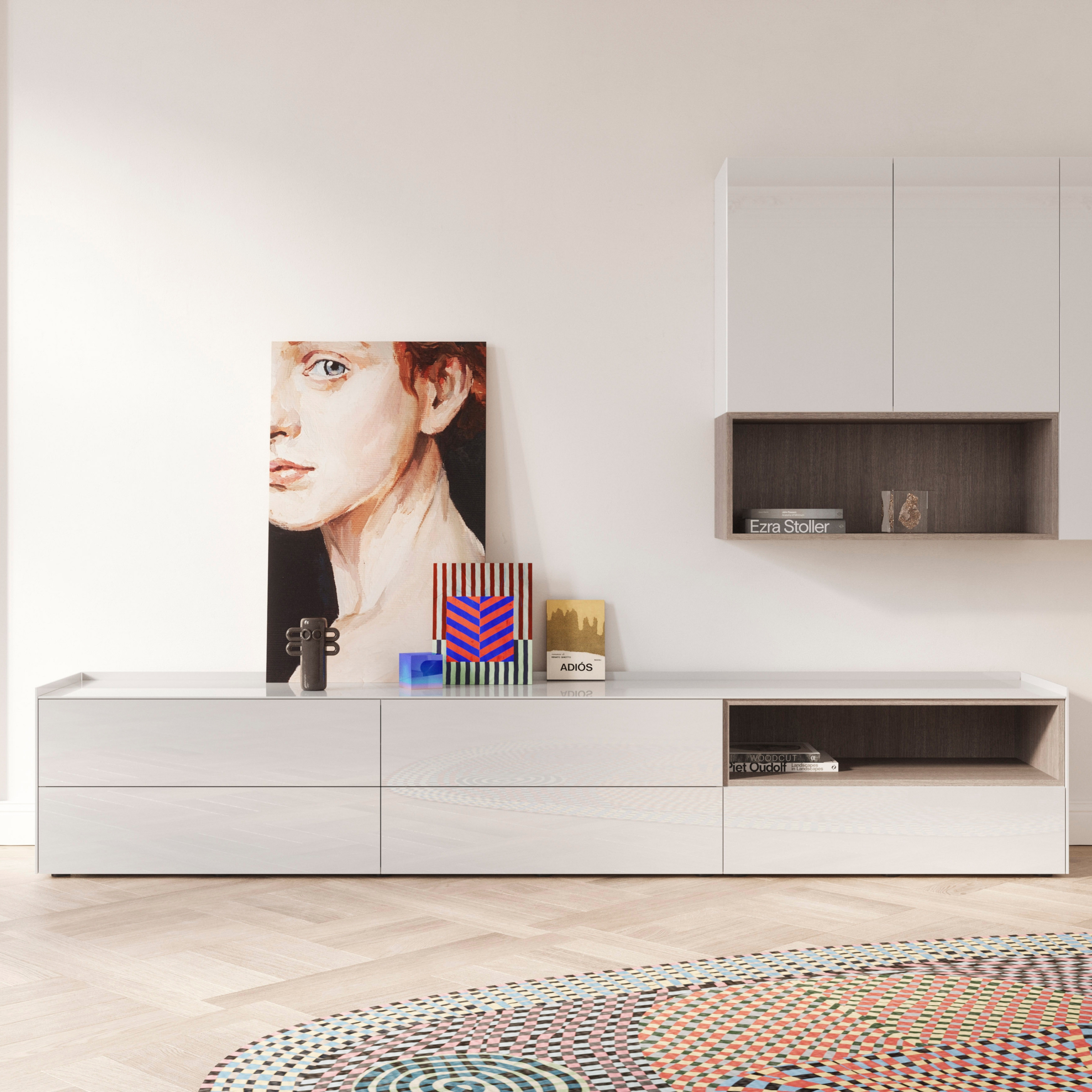 Display product CASE sideboard and wall-mounted shelf from manufacturer Kettnaker