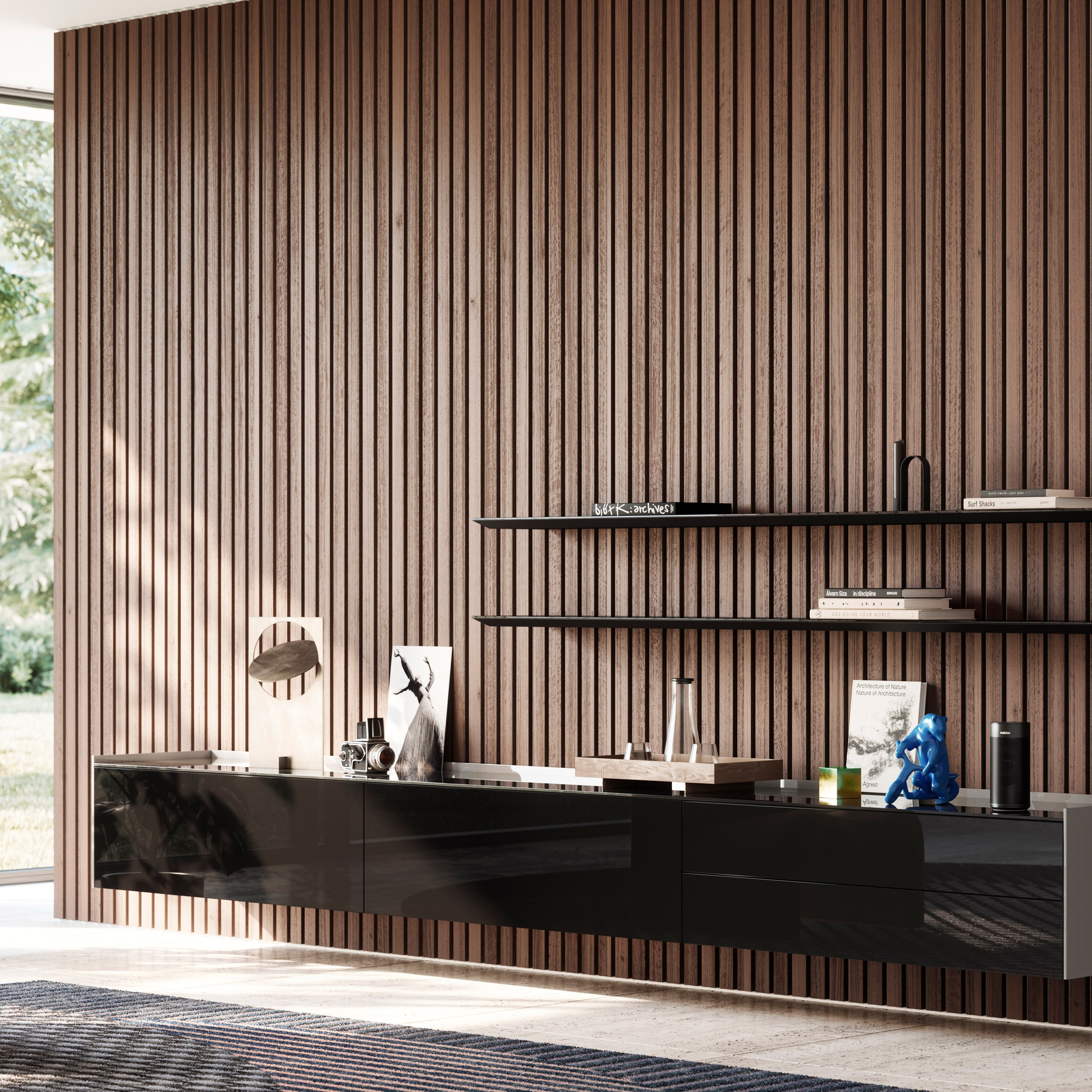 Produkt CASE Hängesideboard mit Wandregalen des Herstellers Kettnaker anzeigen