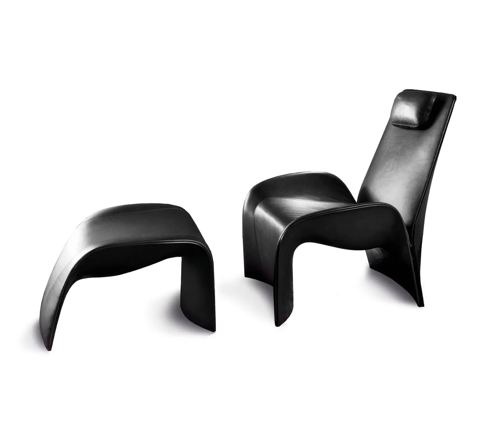 Giorgetti - Eva Armchair with Footrest