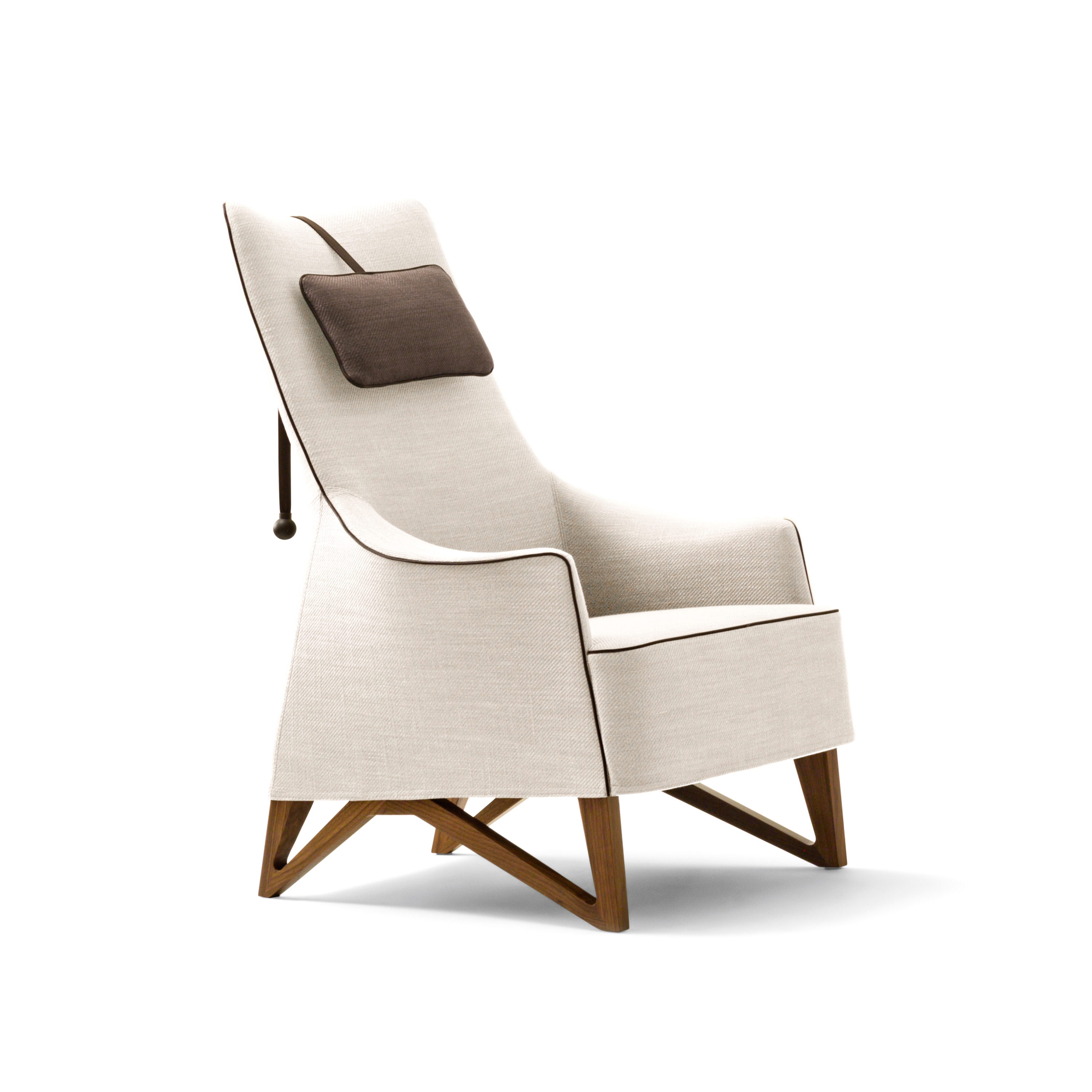 Vertoon produk Mobius Armchair van vervaardiger Giorgetti