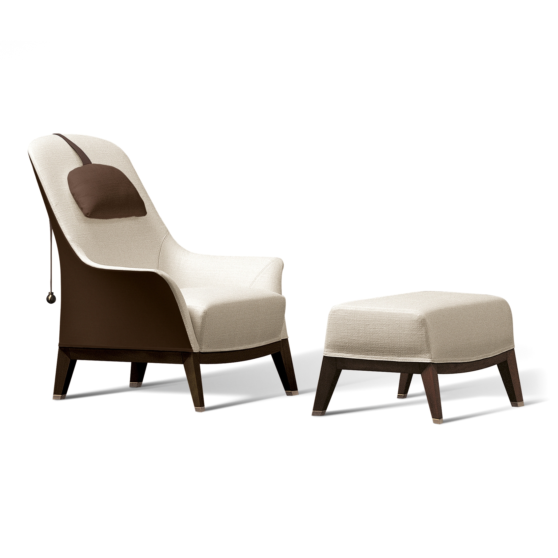 Produkt Normal Wing Chair with Footrest des Herstellers Giorgetti anzeigen