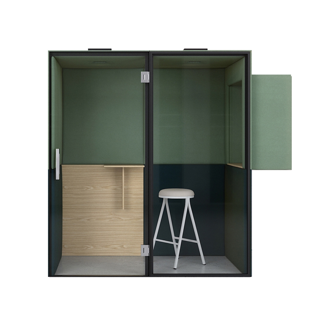 Display product Boston Double Phonebooth from manufacturer Casala