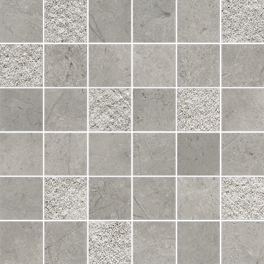 PIETRA D'ORVIETO Cenere - Blended Mosaic 30x30