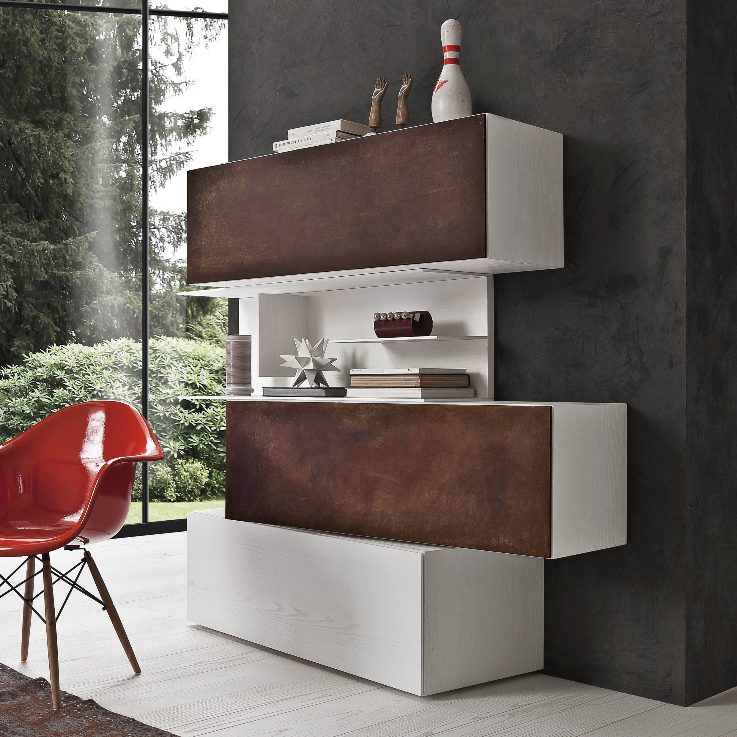 Display product InclinART Cor-ten from manufacturer Presotto