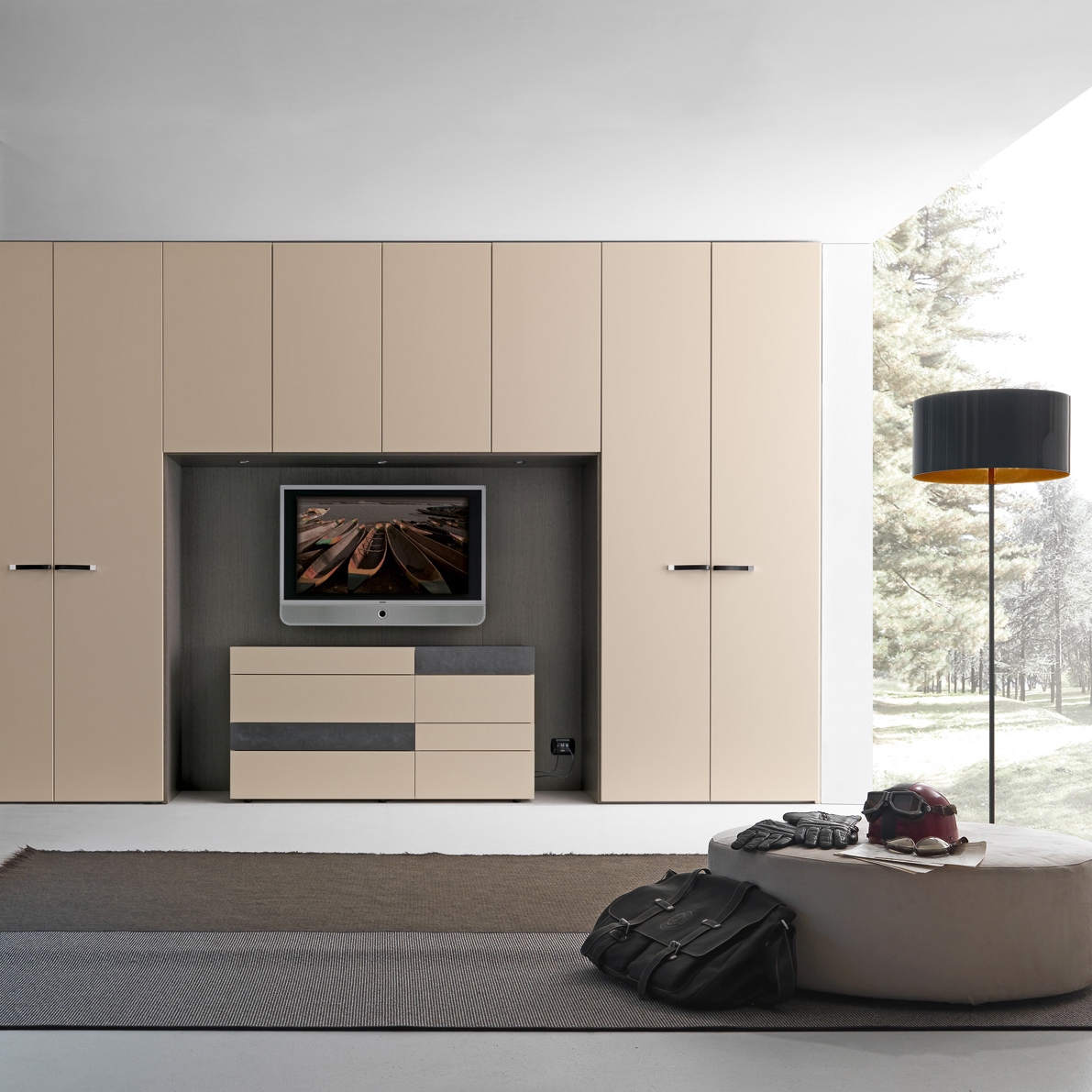 Display product Liscia_7 Wardrobe from manufacturer Presotto