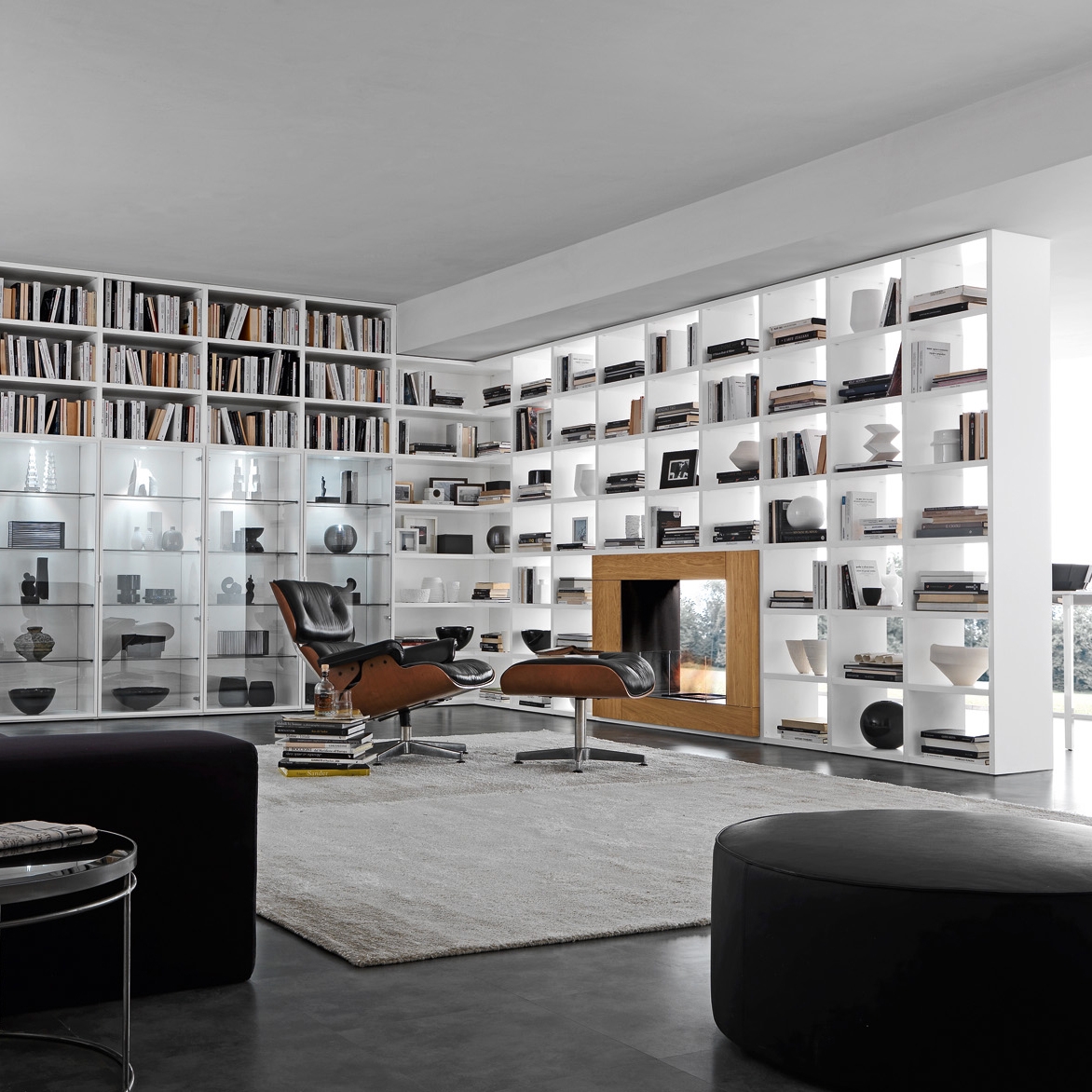 Display product Pari & Dispari Arrangements with fireplaces from manufacturer Presotto