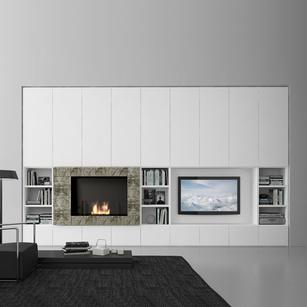 Display product Pari & Dispari Arrangements with fireplaces from manufacturer Presotto