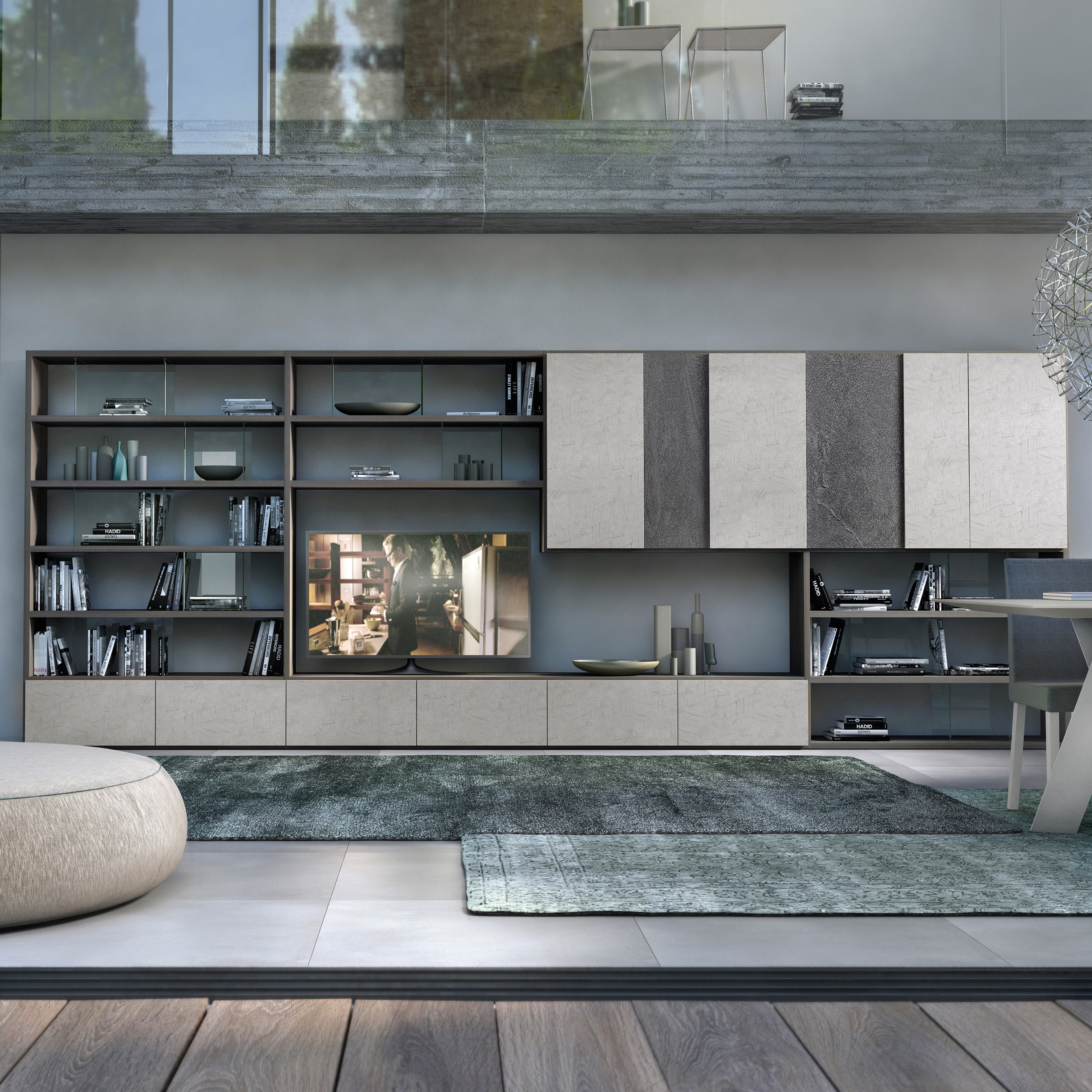 Vertoon produk Pari & Dispari Swing door arrangements van vervaardiger Presotto